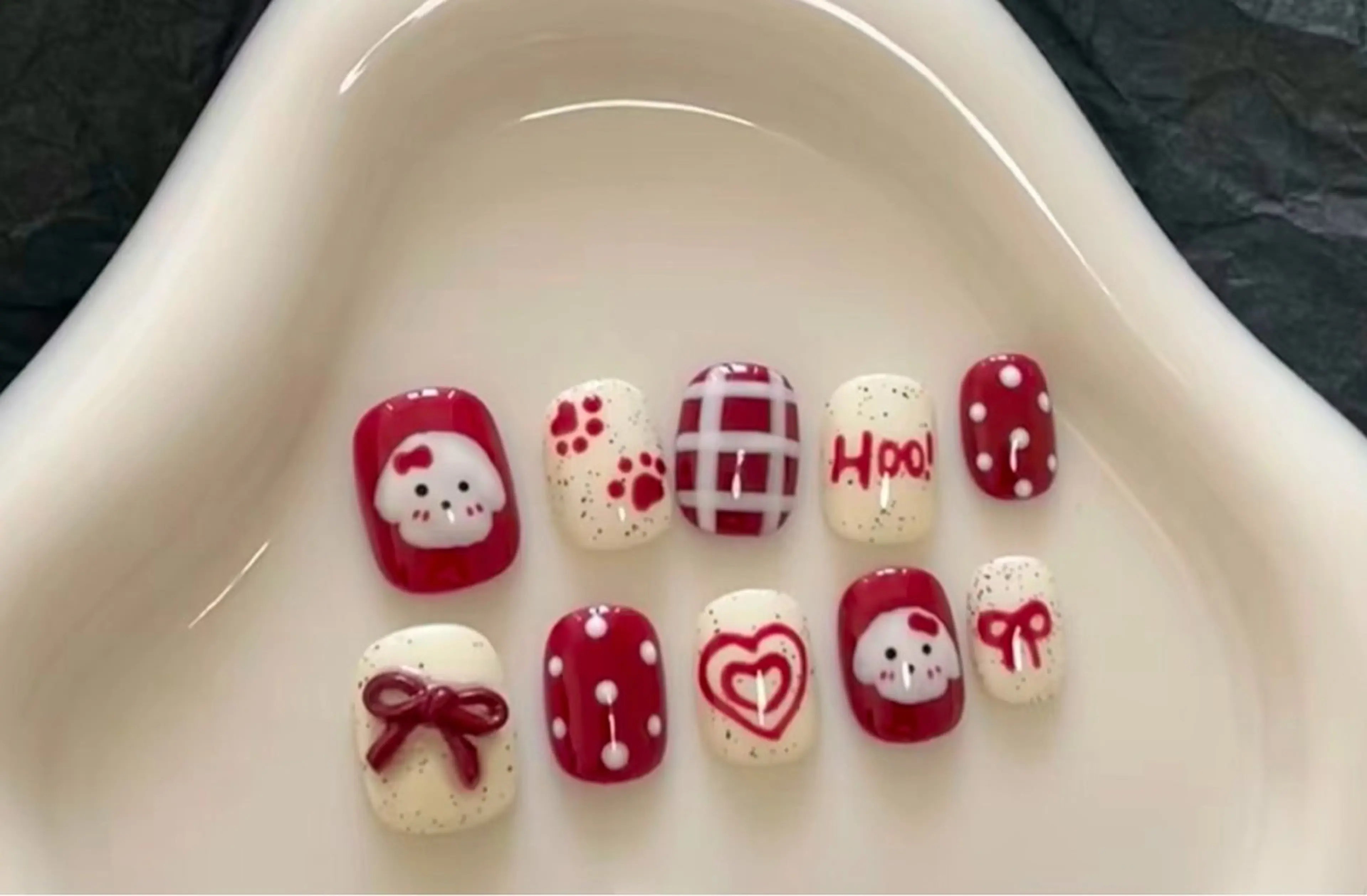 ネイル フレンチネイル グラデーション キラキラネイル 韓国ネイル マグネットネイル ハンドネイル 🎀🎀YooLi Nail Salonのネイルデザイン