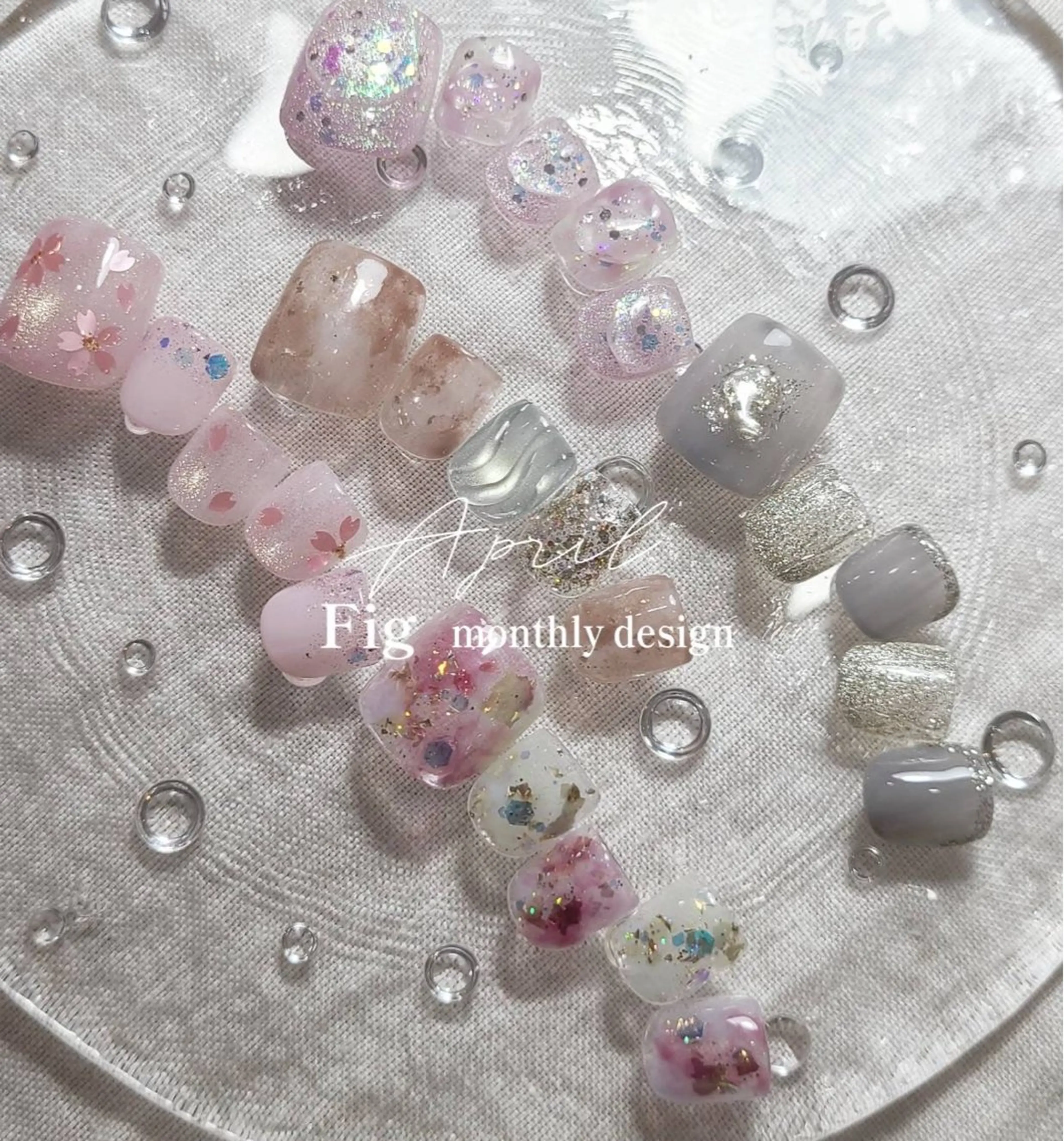 ネイル フットネイル Fig所属・Fig MOMOKAのネイルデザイン