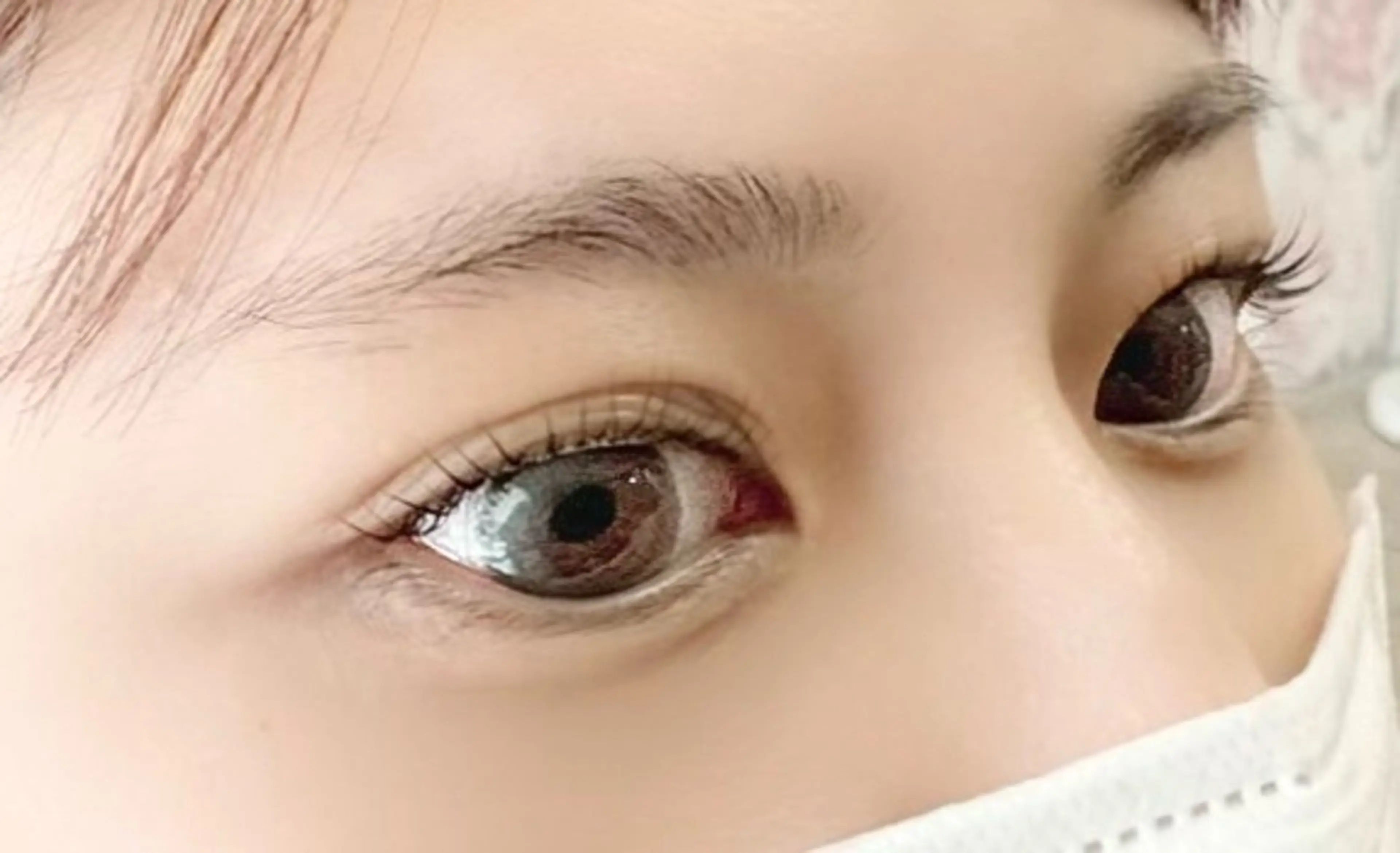 【当日のご予約限定】【撮影モデル】高濃度ケラチン付き似合わせまつ毛パーマの写真