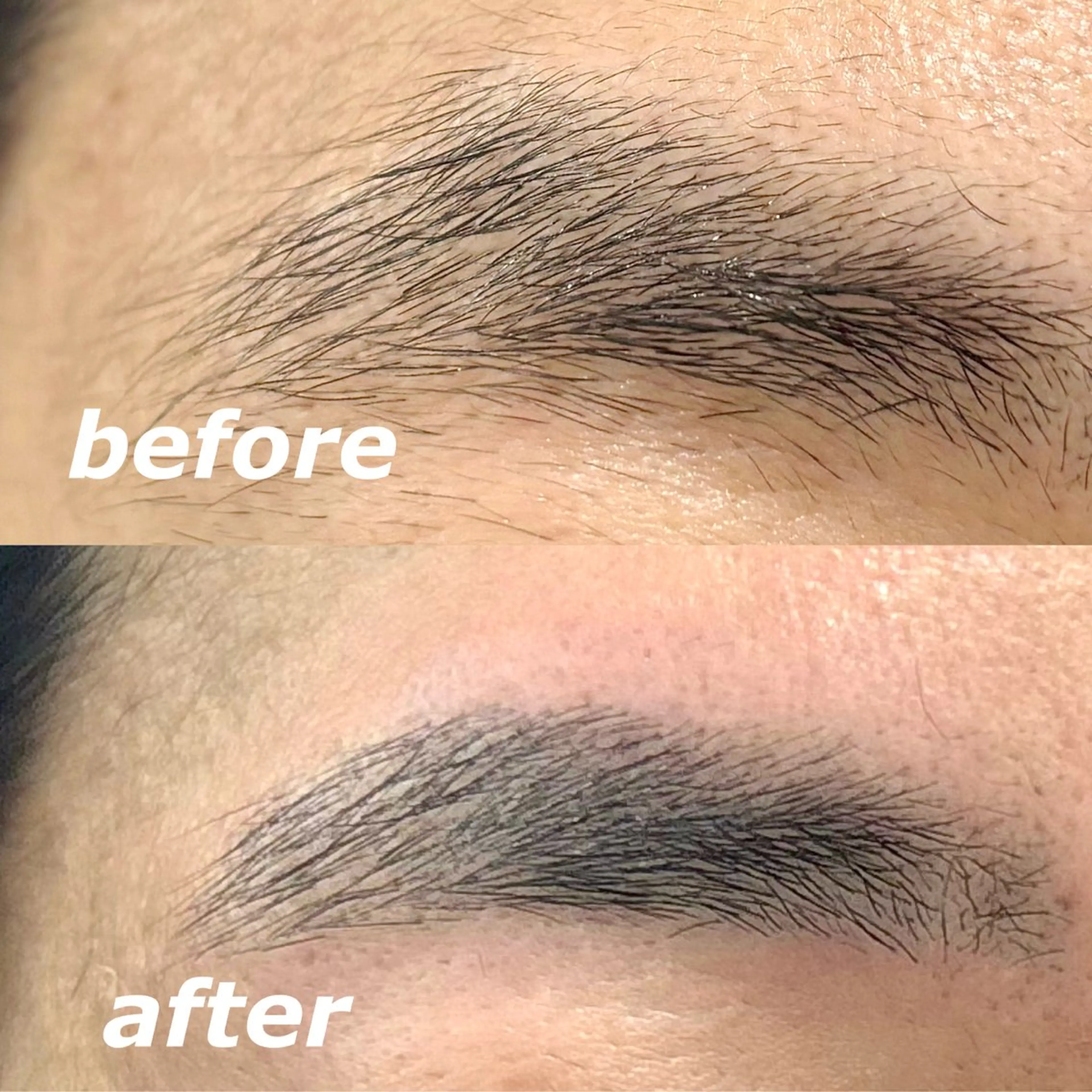 メンズ アイブロウ メンズアイブロウ 眉毛ワックス脱毛 桜木町イケメン製造機 💥ルキのヘアスタイル