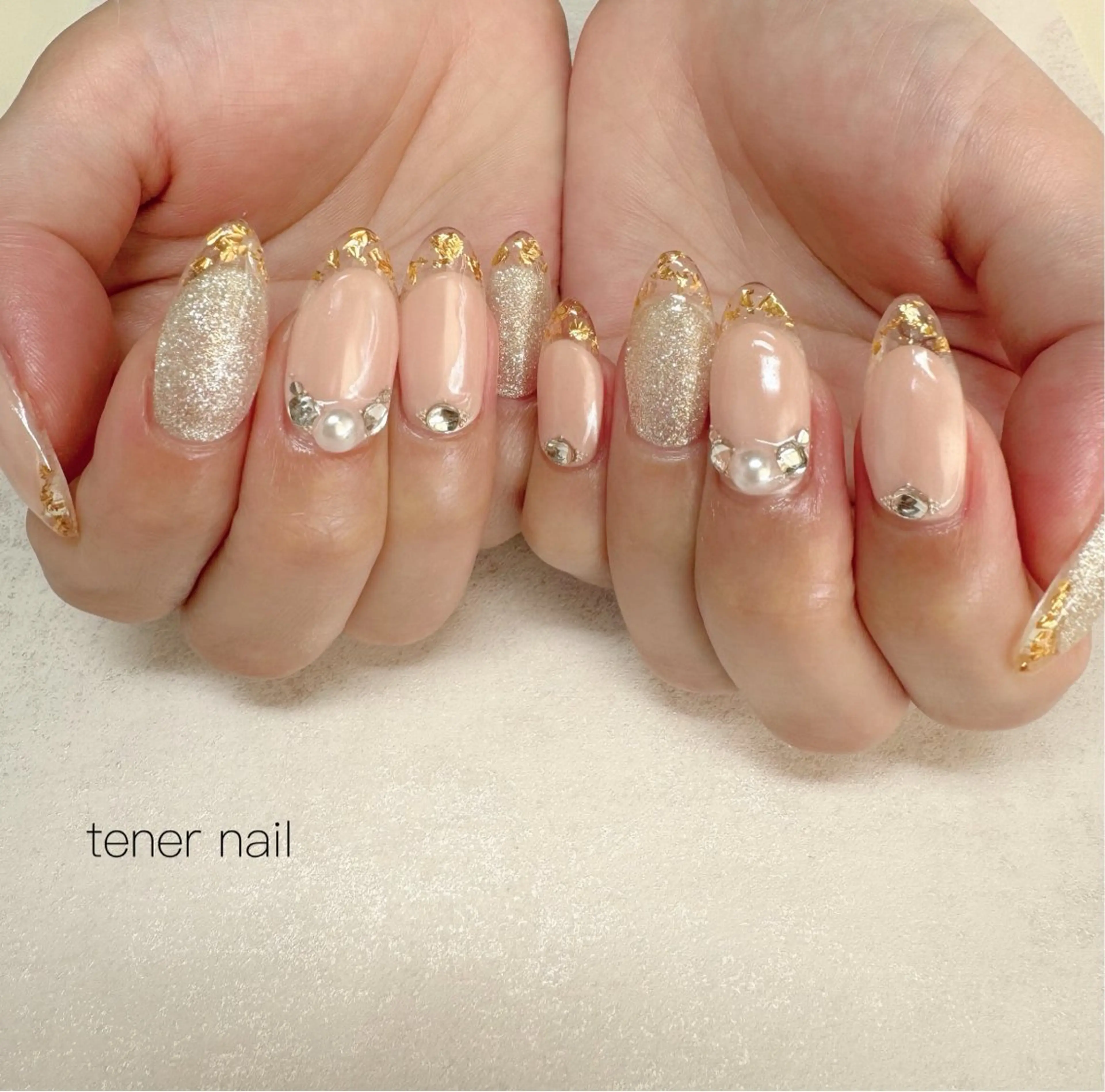 ネイル クリアネイル フレンチネイル ハンドネイル tener  nail  テネルネイル所属・テネルネイル tener nailのネイルデザイン