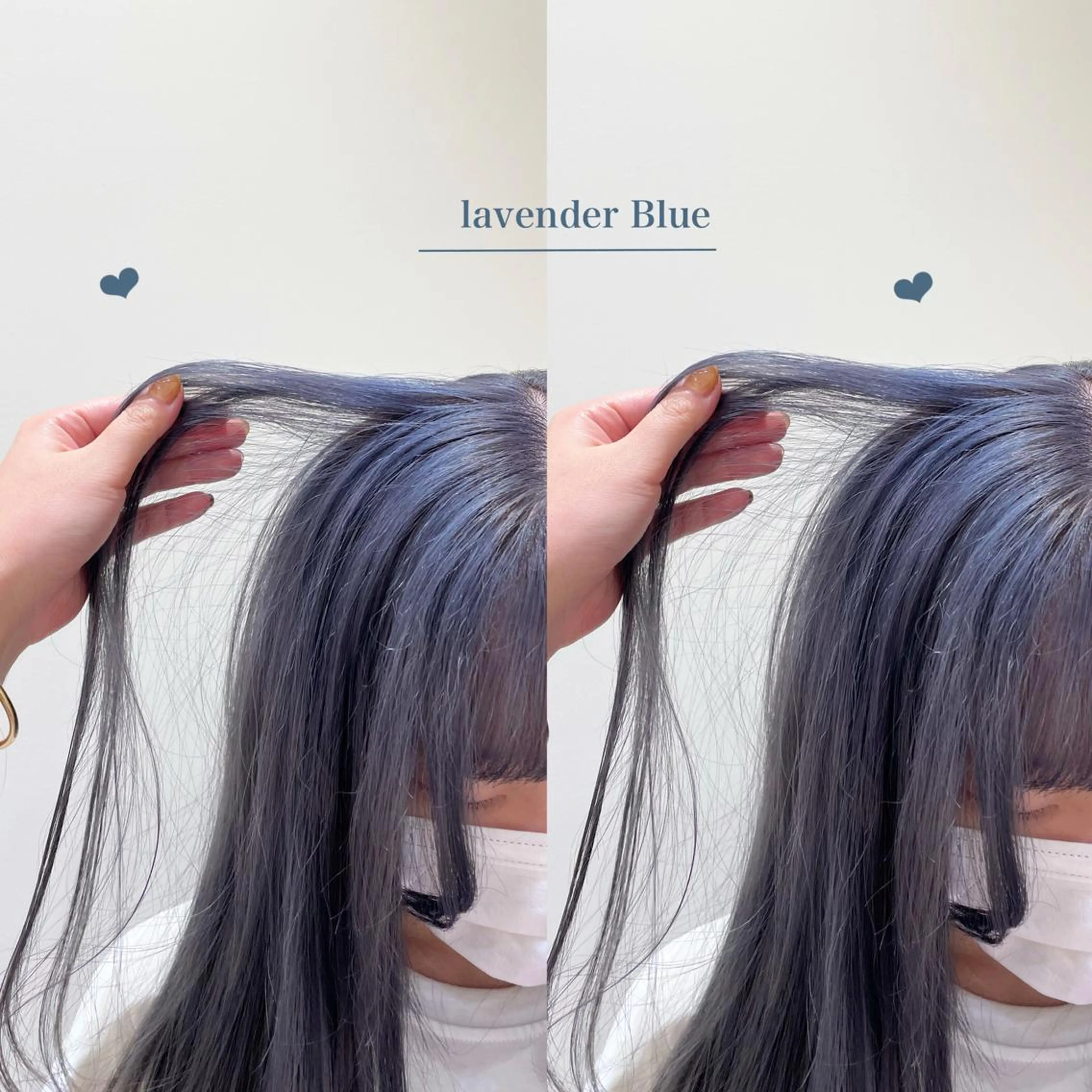 セミロング カラー ブリーチ ヘアカラー エクステ/ハイトーン 🐏☁️miminaのヘアスタイル