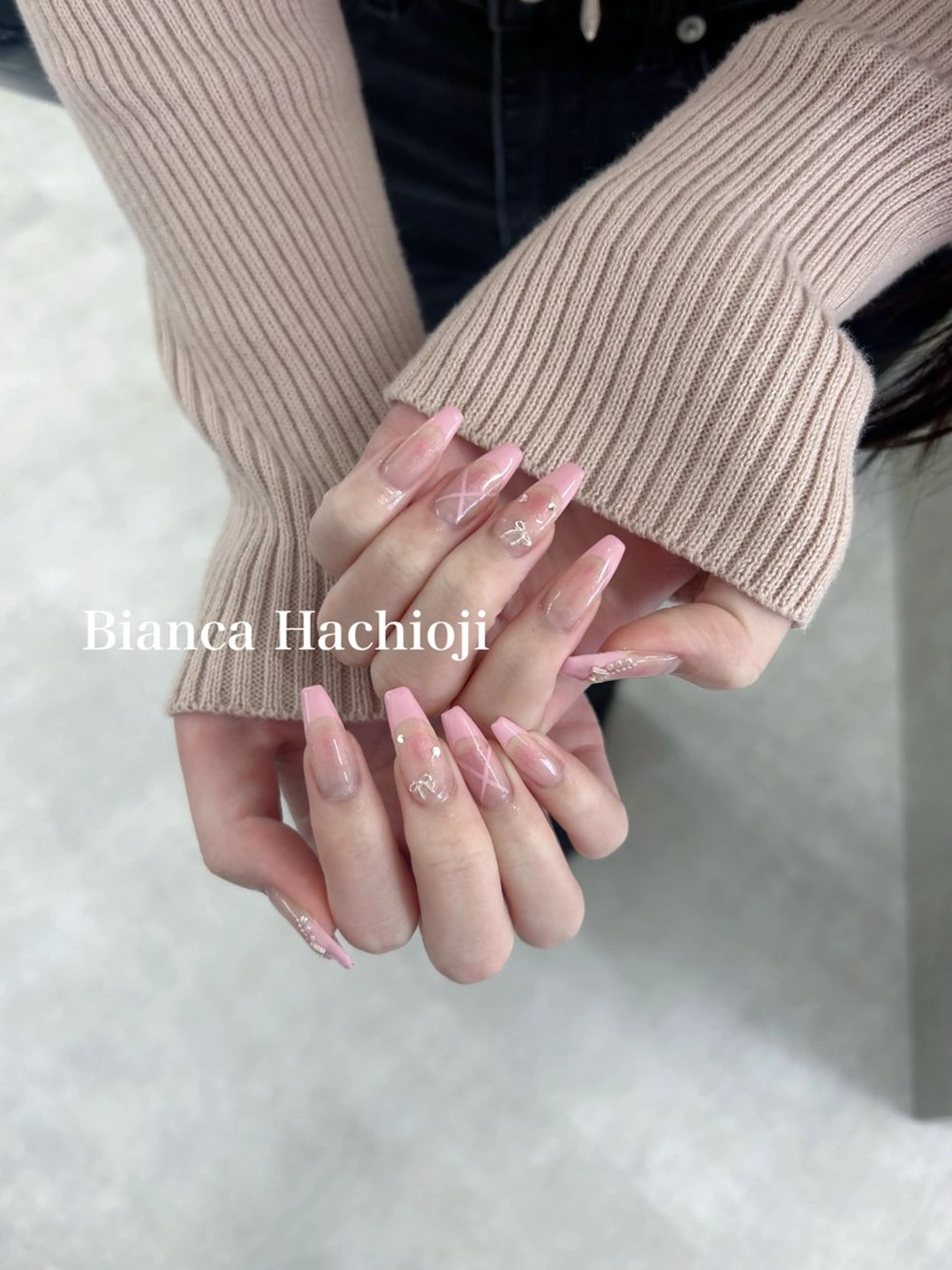 ネイル 𝑌𝑈𝑈𝐾𝐴 /ワンホン/量産型のネイルデザイン