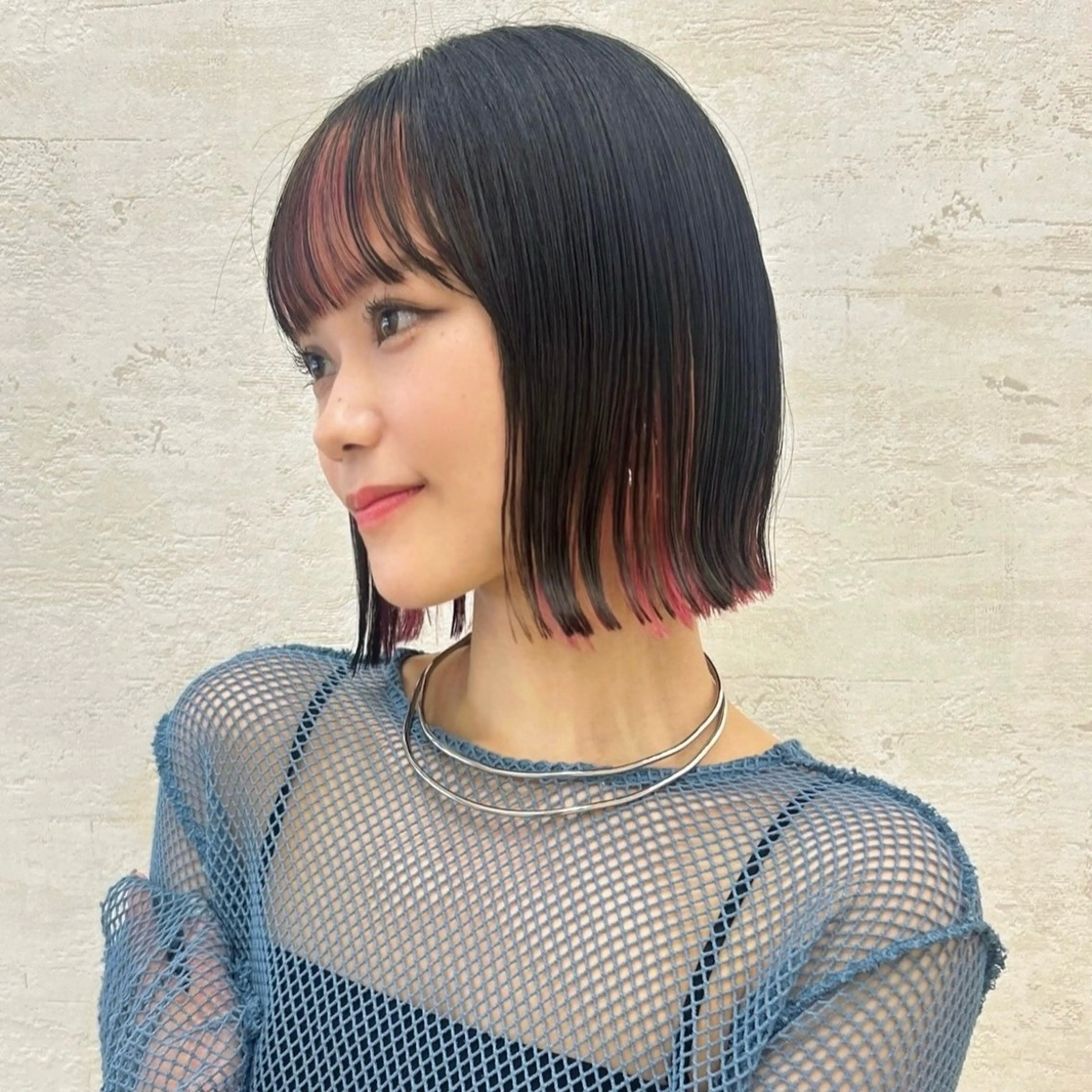 ショート 艶カラー/ボブ /似合わせ/田口愛那のヘアスタイル