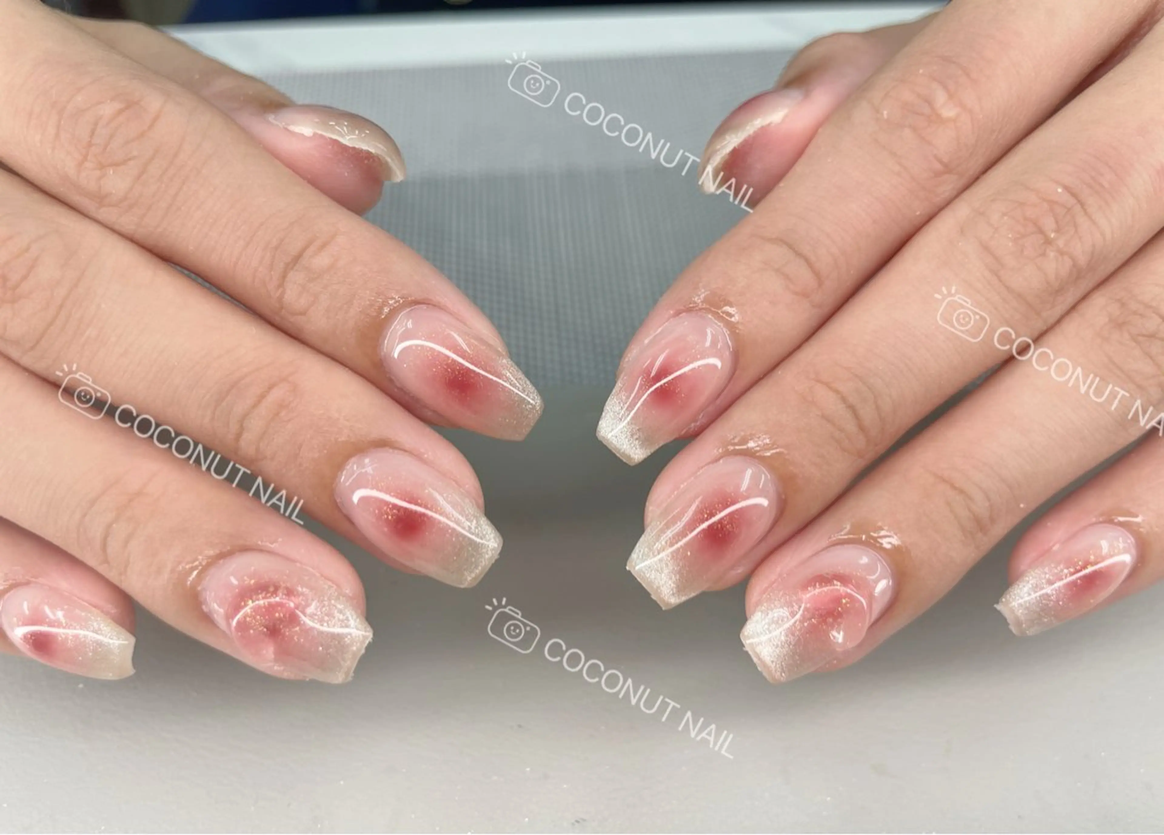 ネイル ハンドネイル 神田 ココナッツのネイルデザイン