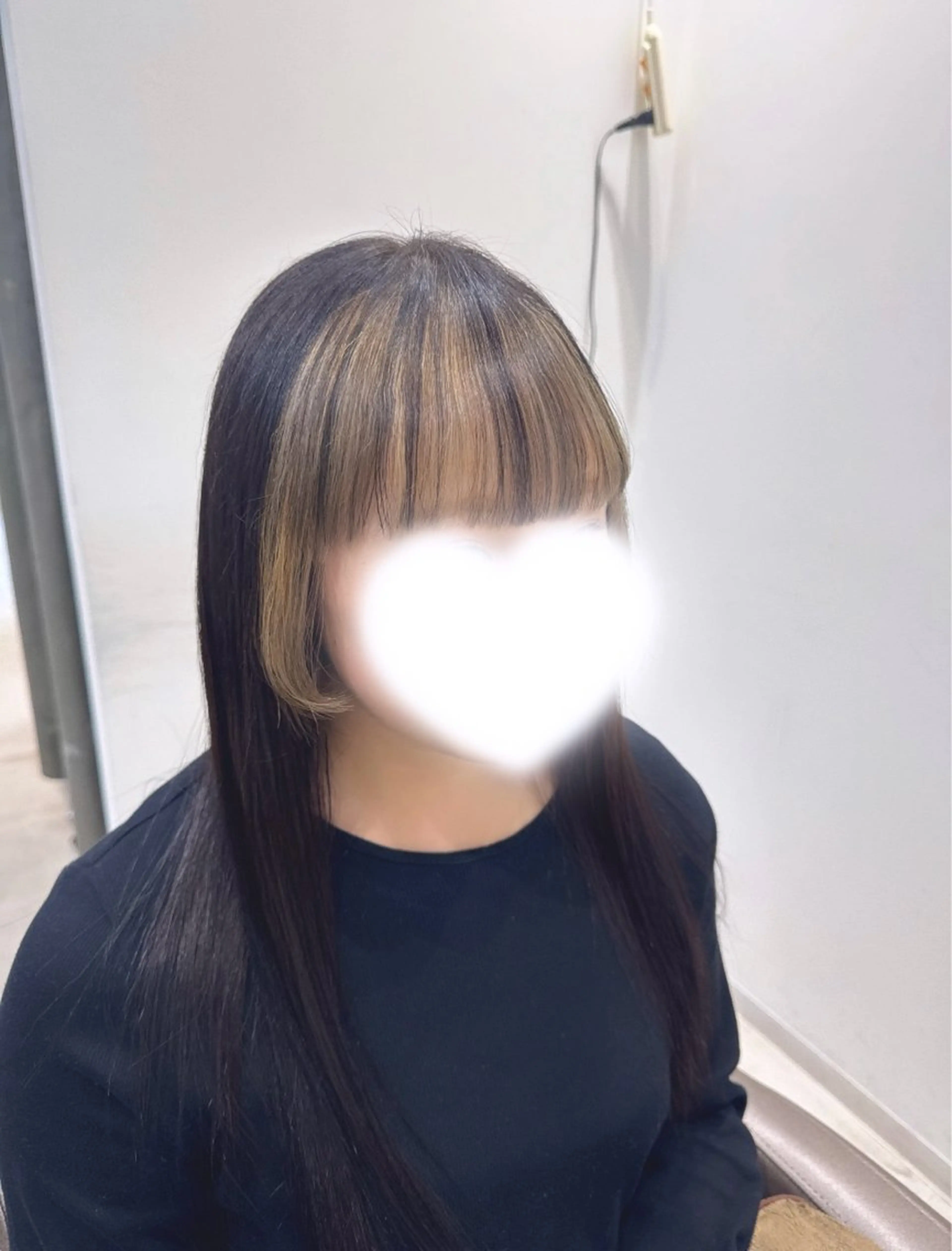 ロング カラー 顔周りカット ヘアカラー HAIR LOUNGE Run Ways所属・Shiho 🦋 ／透明感カラーのヘアスタイル