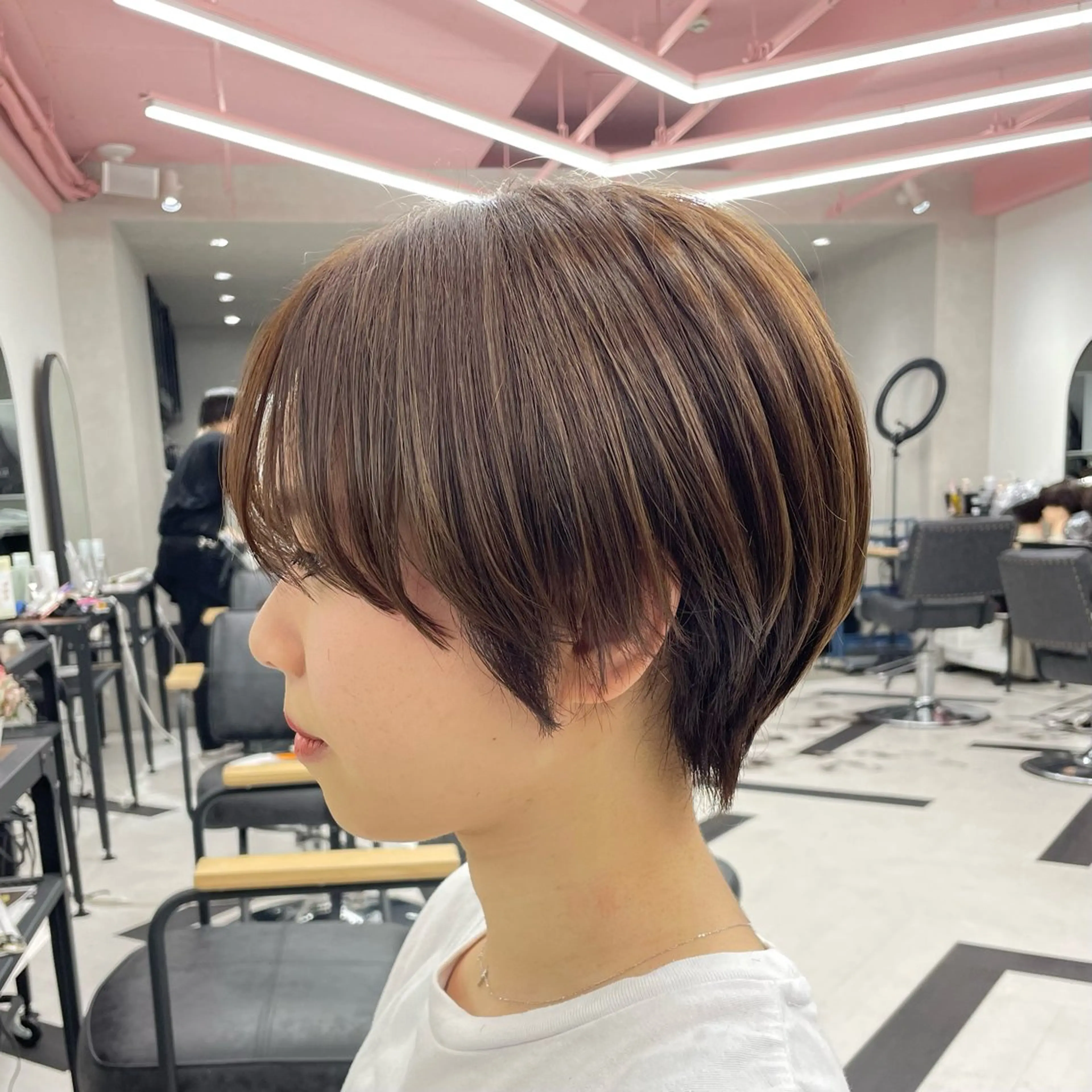 ショート カラー パーマ ヘアアレンジ メンズ mona/ ストレートスタイル✨のヘアスタイル