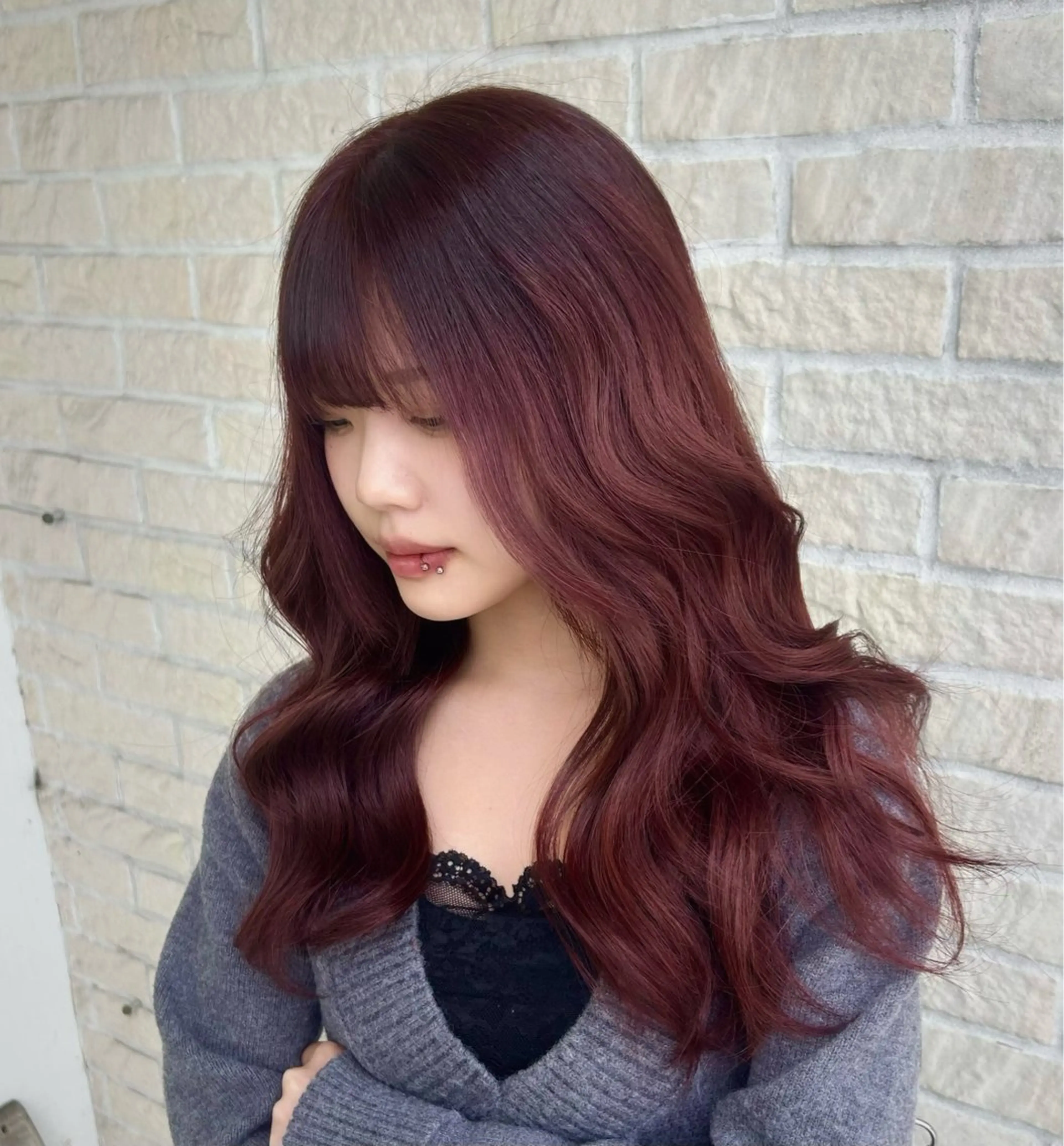 ロング カラー ヘアカラー レイヤーカット/ボブ 🪐花木 香菜のヘアスタイル