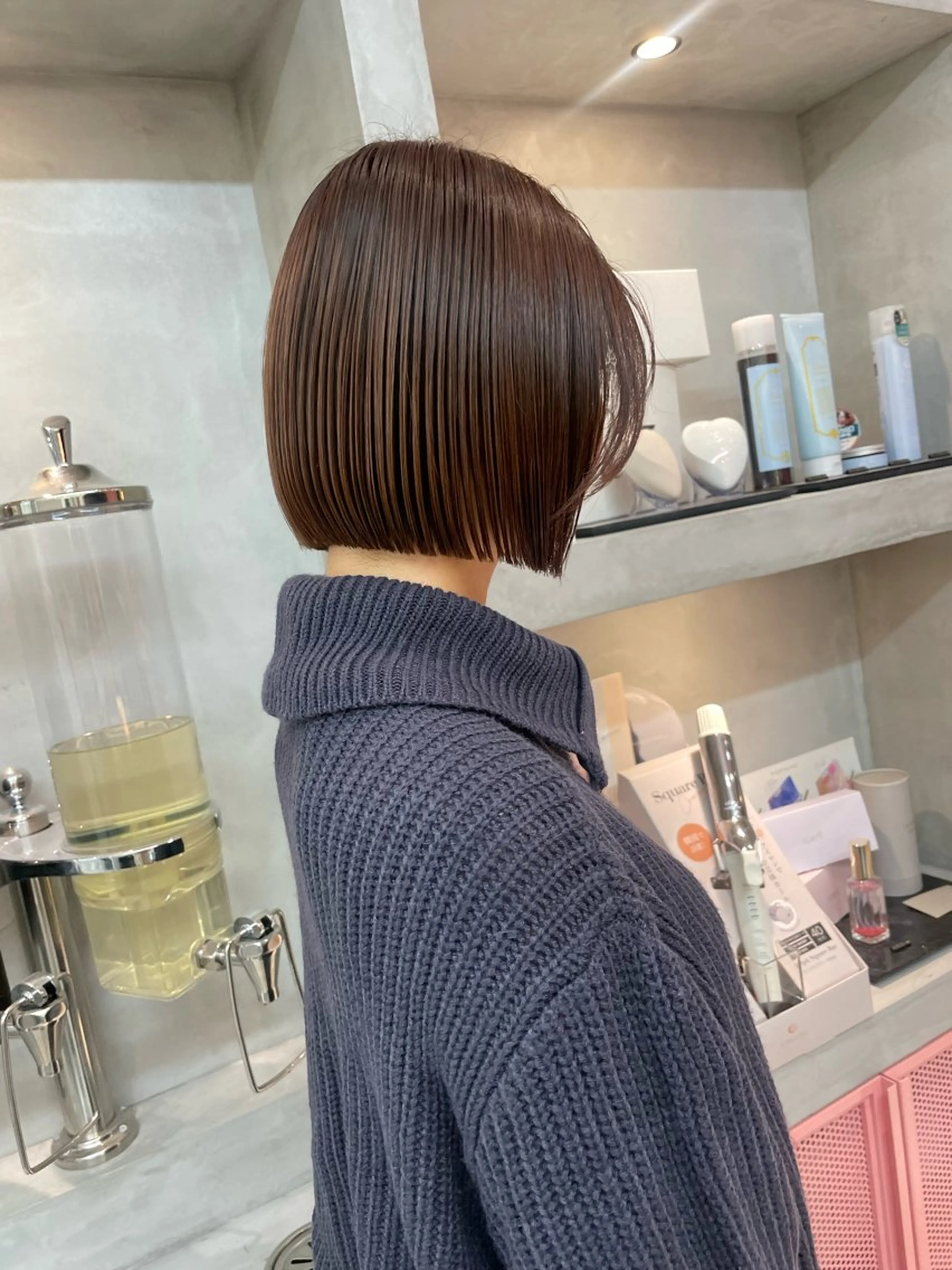 ショート Misaki /ボブ/縮毛矯正のヘアスタイル