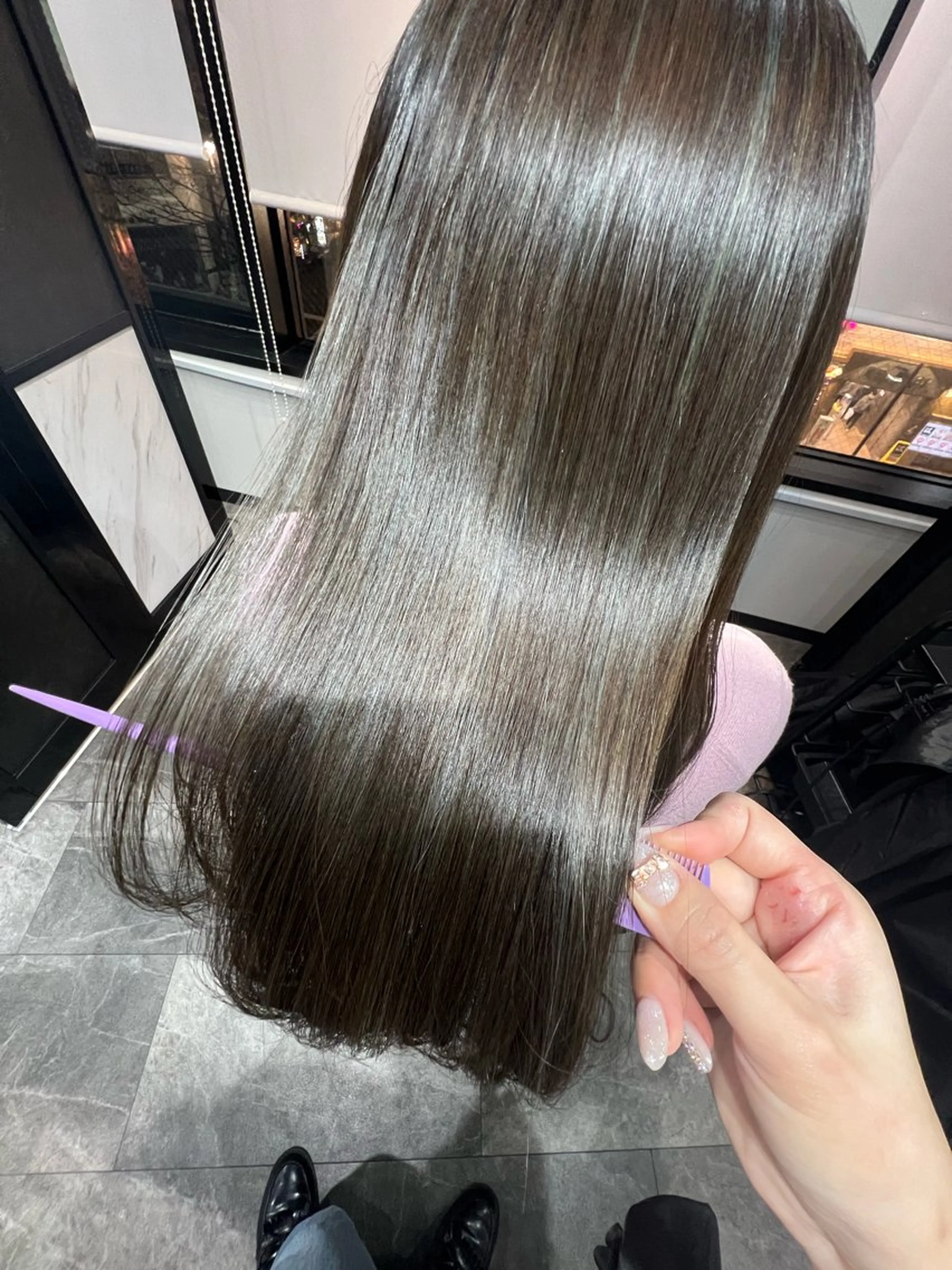 縮毛矯正➕自社オリジナル髪質改善の写真