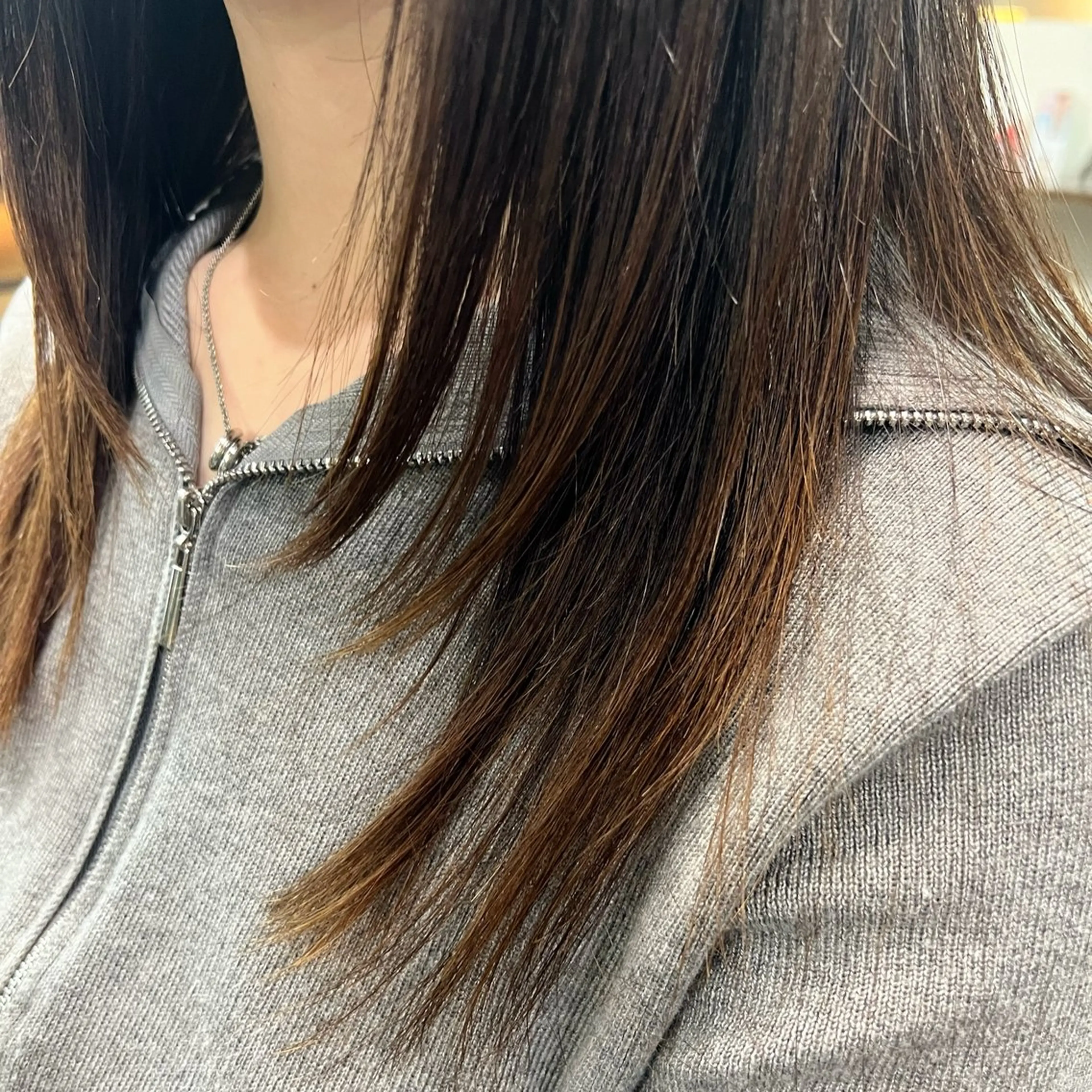 セミロング レイヤーカット 💘 艶モテ/丁寧 カット💘rina.のヘアスタイル