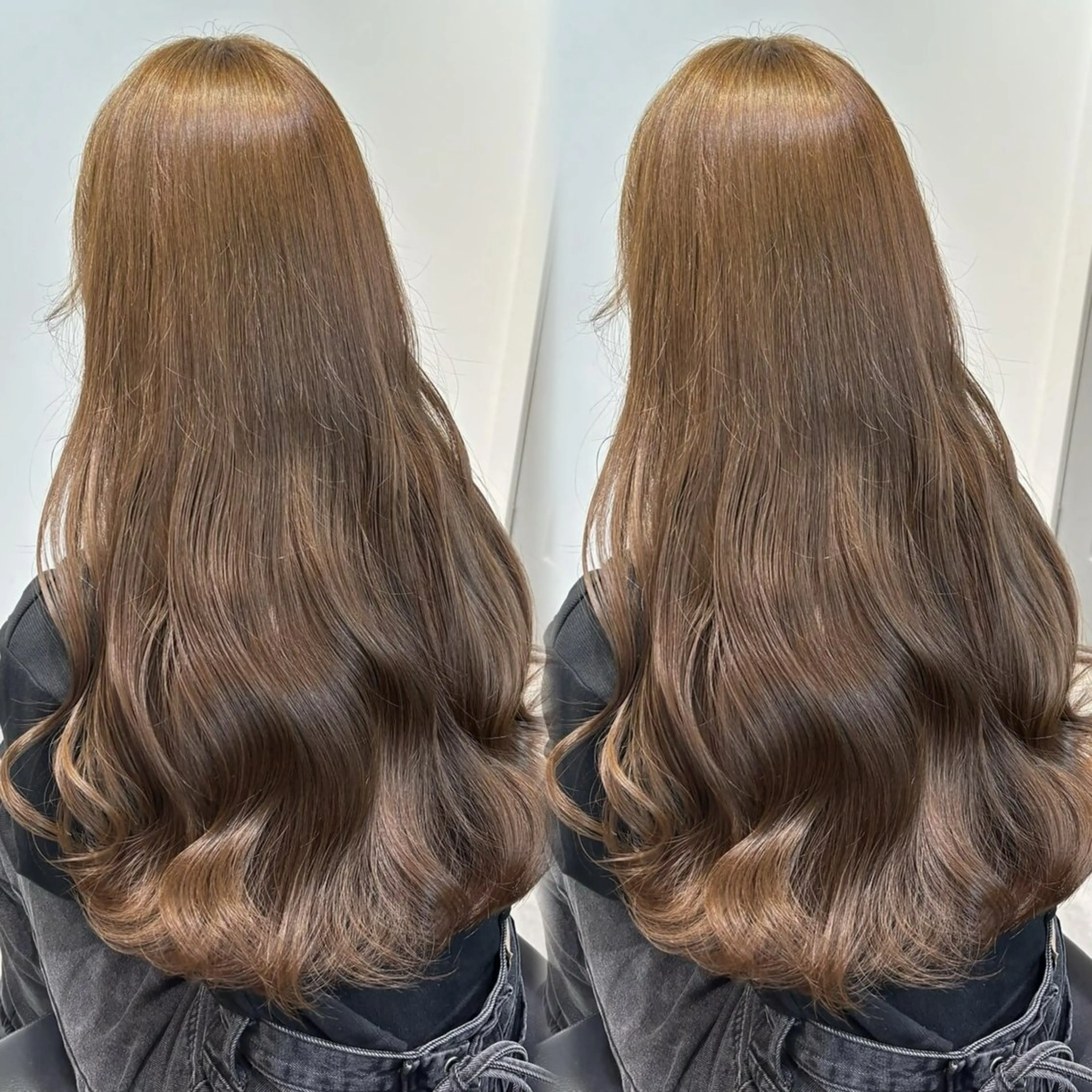 ロング ヘアカラー トリートメント 艶モテカラー miku🏳️‍⚧️のヘアスタイル