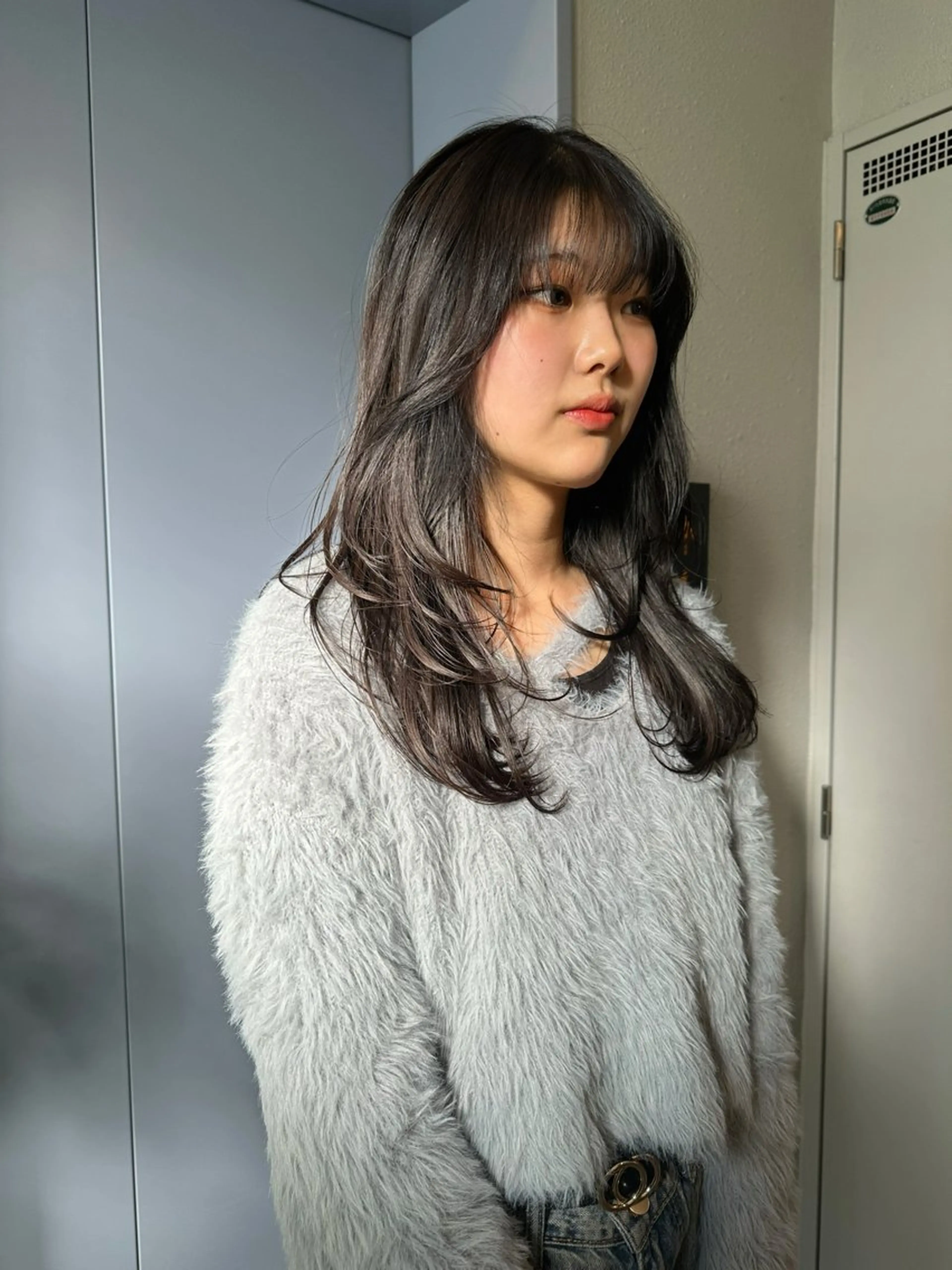 セミロング カット ヘアカラー トリートメント レイヤーカット/艶カ ラー/chihiroのヘアスタイル