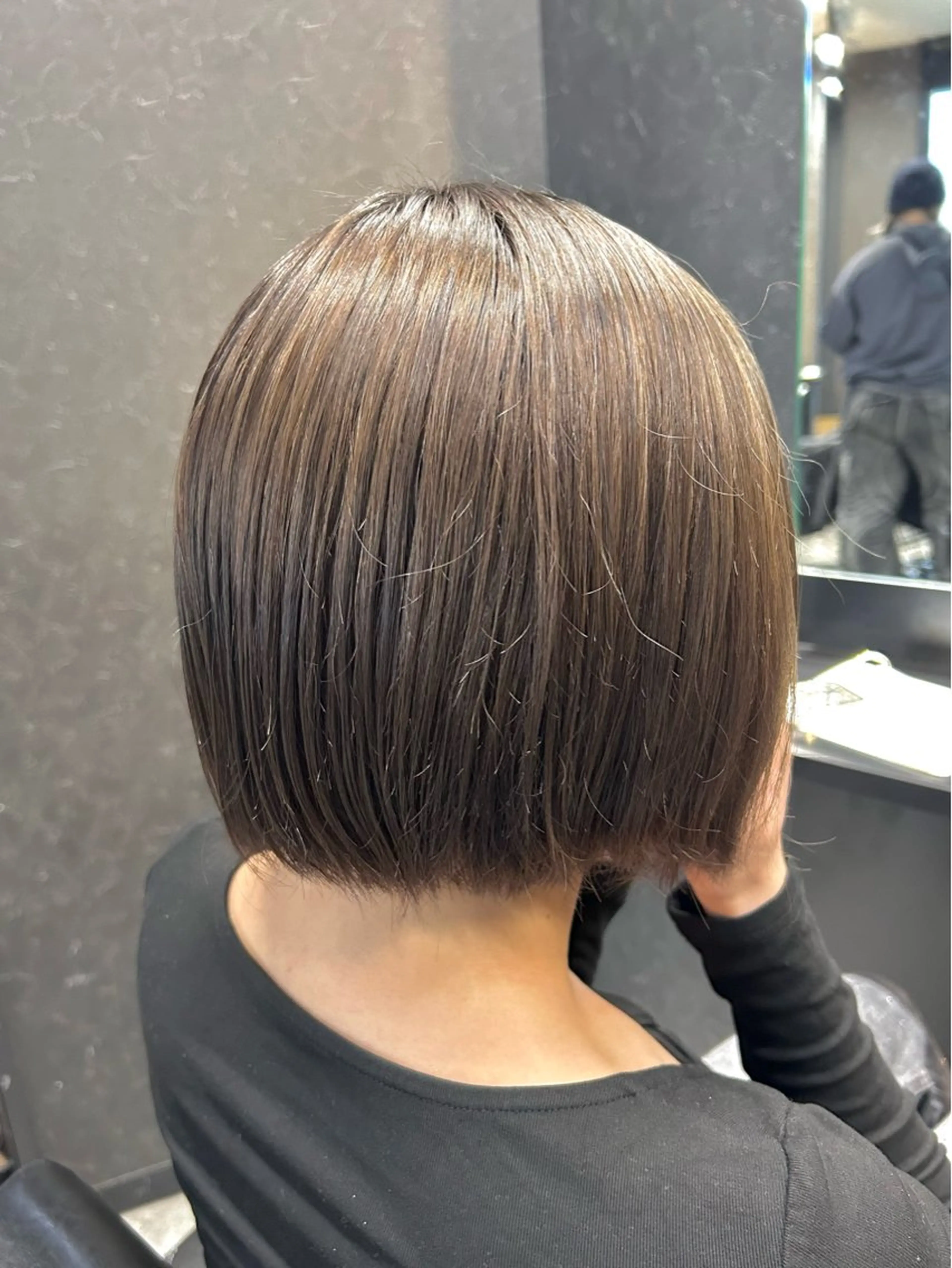 ショート カラー ヘアカラー トリートメント 💎透明感カラー💎 bAteAu あまねのヘアスタイル