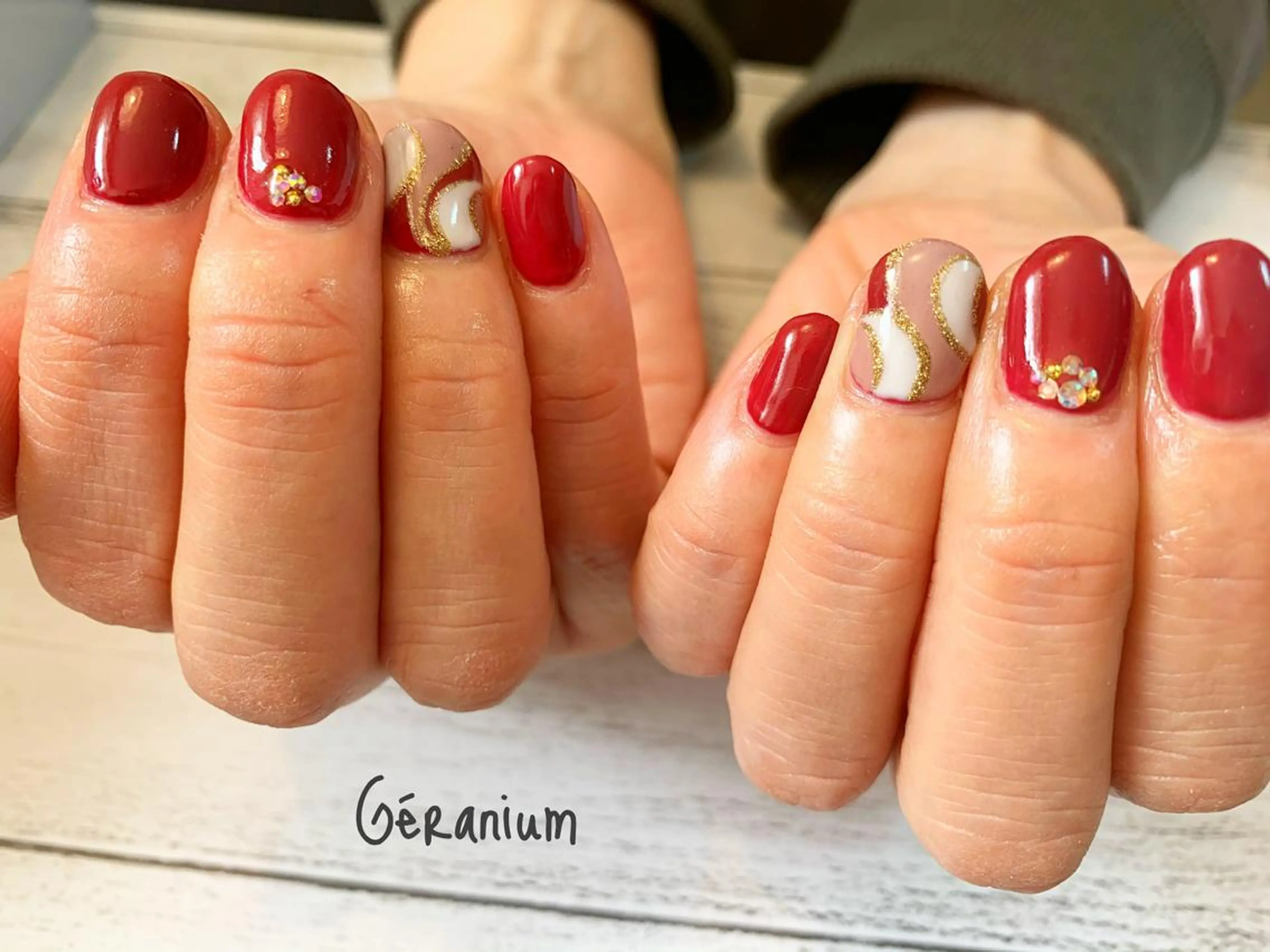 ネイル ハンドネイル GéRanium Harukaのネイルデザイン