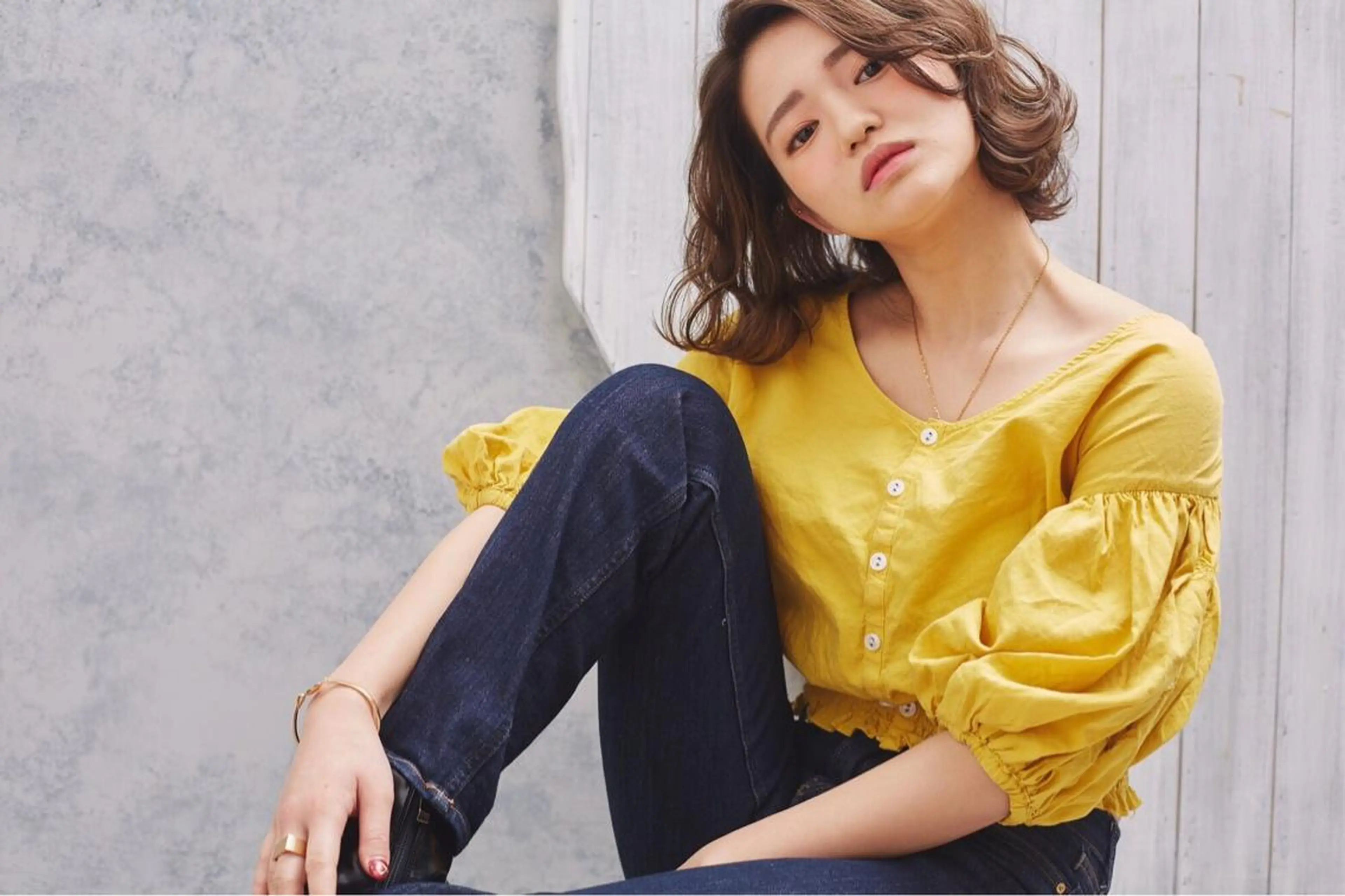 ショート カラー パーマ ヘアアレンジ メンズ キッズ ネイル マツエク・マツパ アティリー 西梅田のヘアスタイル