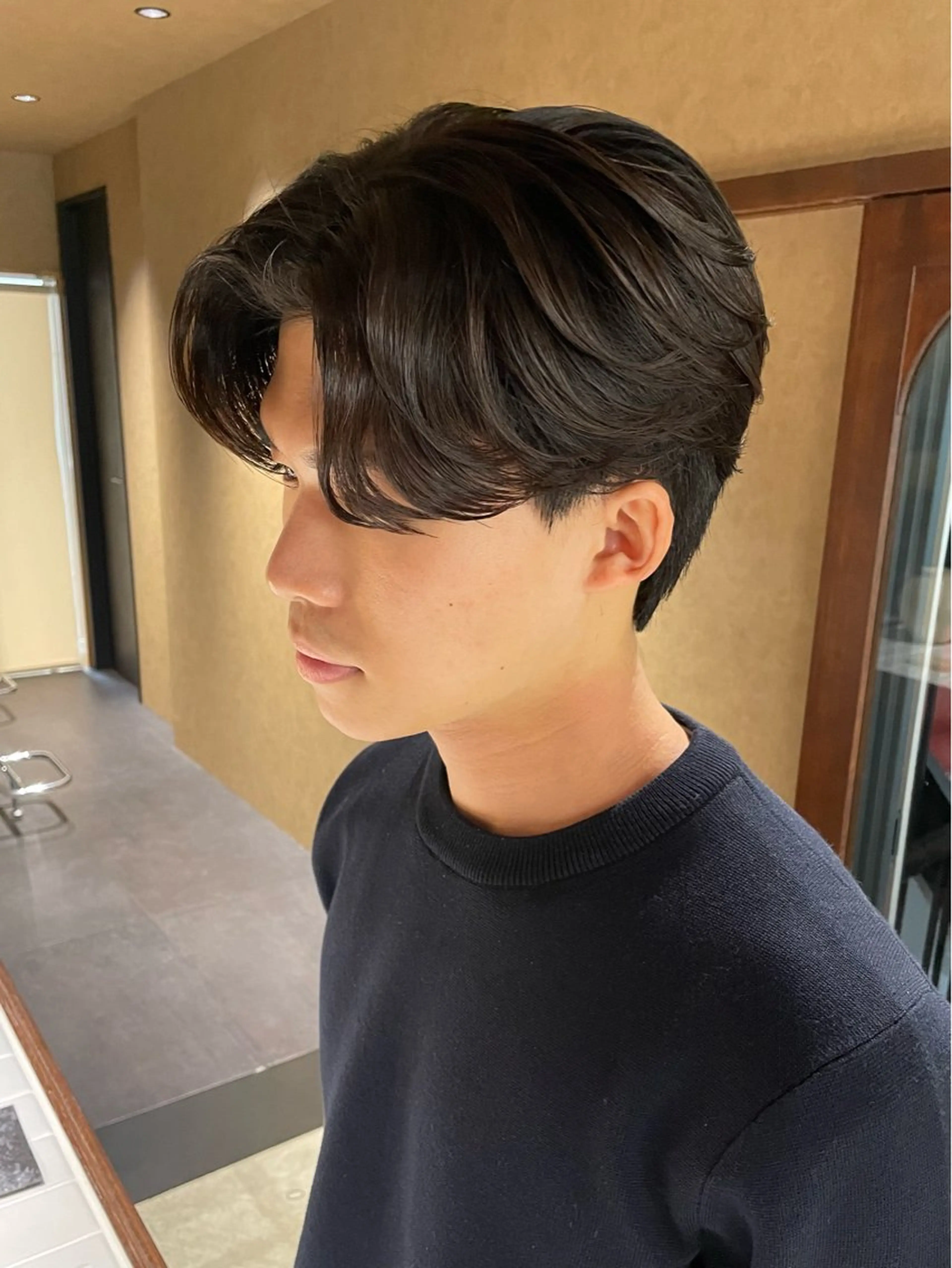 メンズカット＋スポットパーマ【前髪のボリュームに困ってる方におすすめ】平日限定クーポンの写真