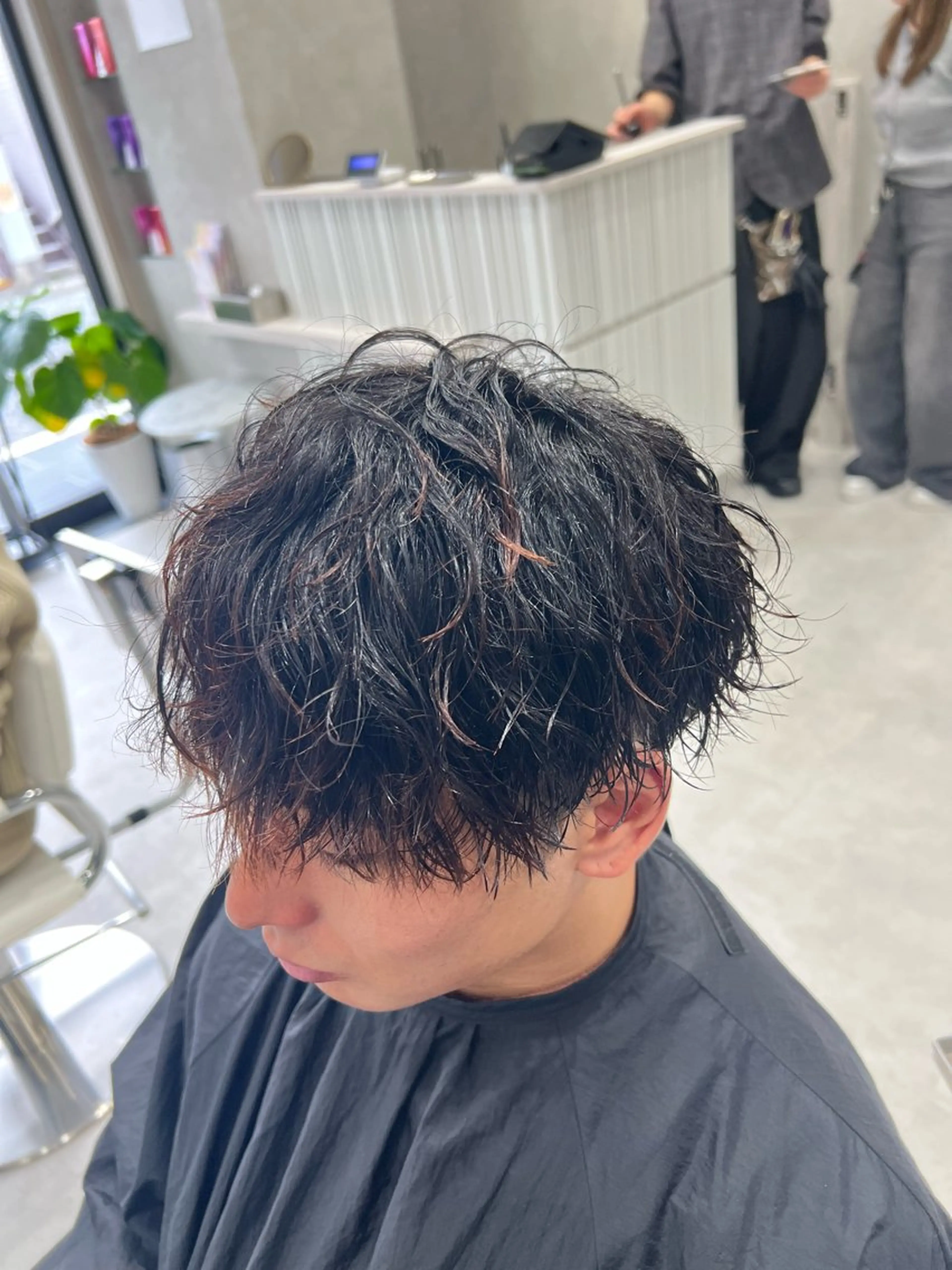 パーマ メンズ メンズパーマ カット パーマ SENA 再現性 パーマと縮毛矯正のヘアスタイル