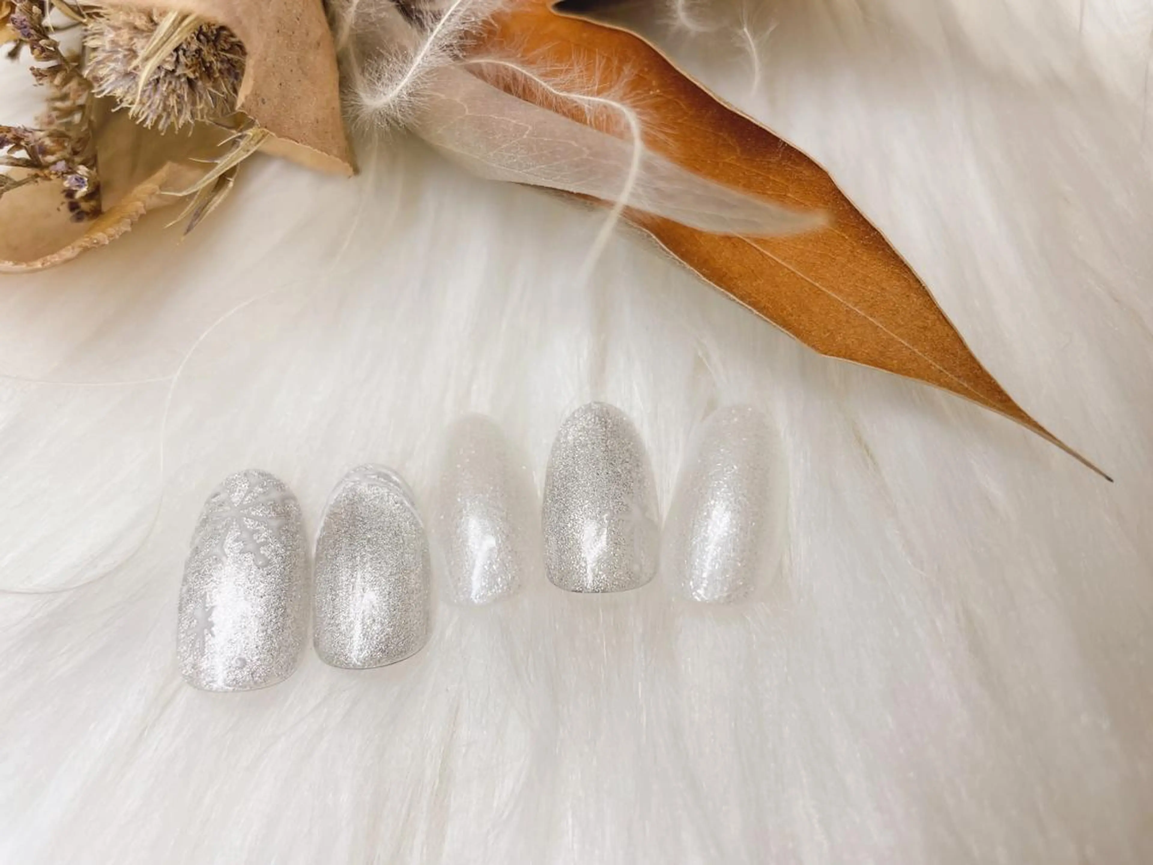 ネイル 冬ネイル クリスマス kiki nail 二子玉川のネイルデザイン