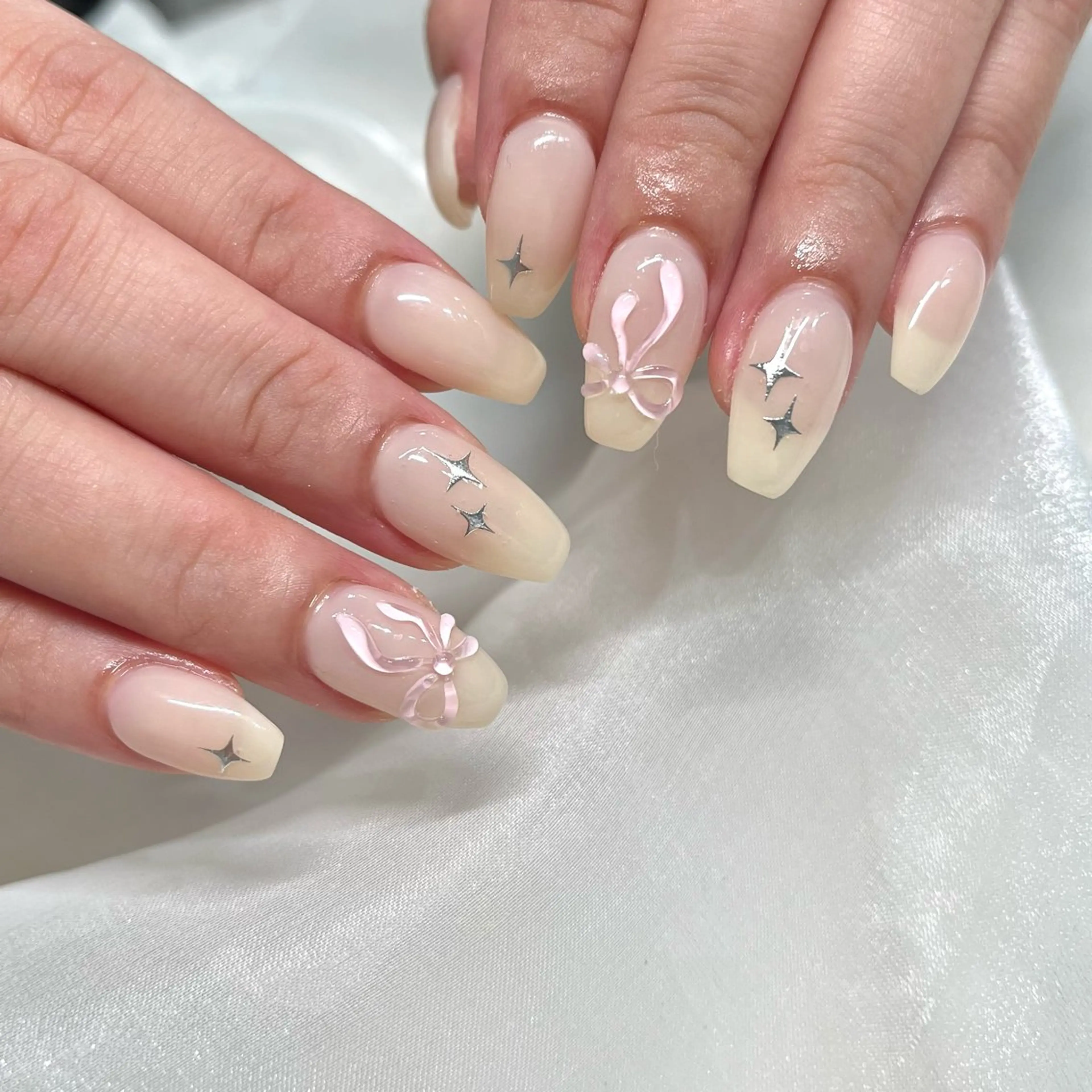 ネイル ハンドネイル joie ange rinna上本町のネイルデザイン