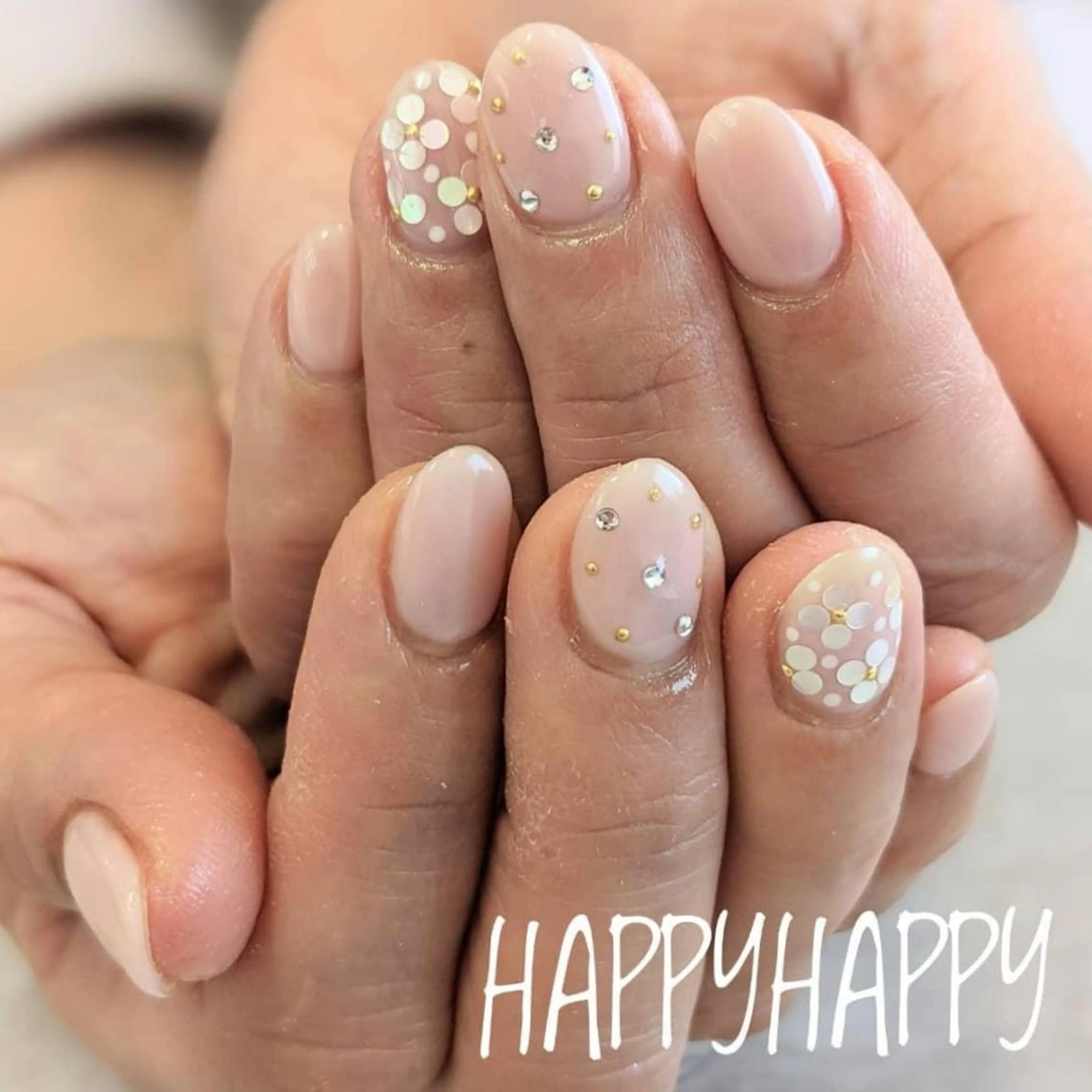 ネイル ワンカラーネイル HAPPY HAPPYのネイルデザイン