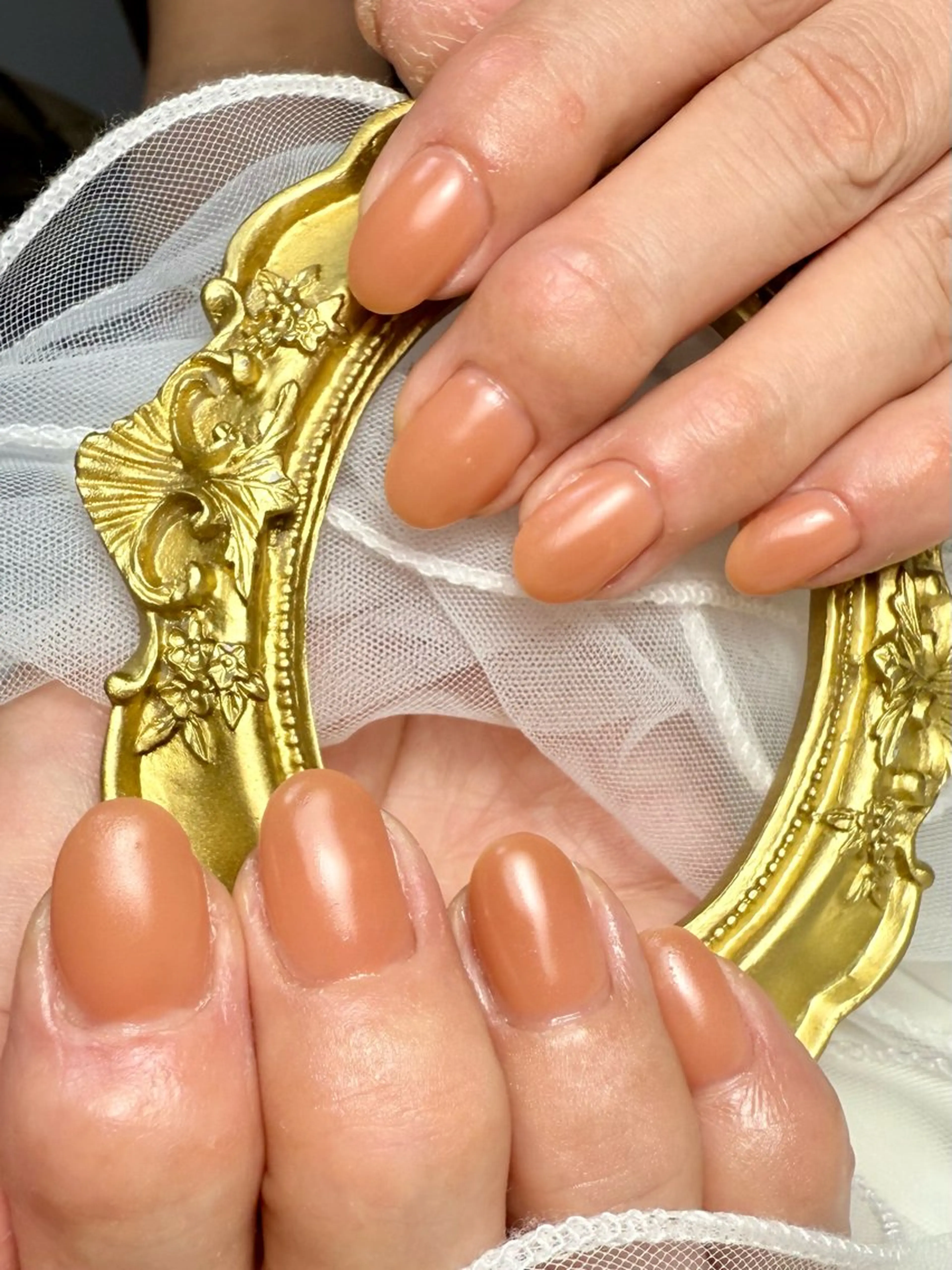 ネイル アートネイル チークネイル フレンチネイル ガラスフレンチ 氷ネイル・うるうるネイル M.N_ nailのネイルデザイン