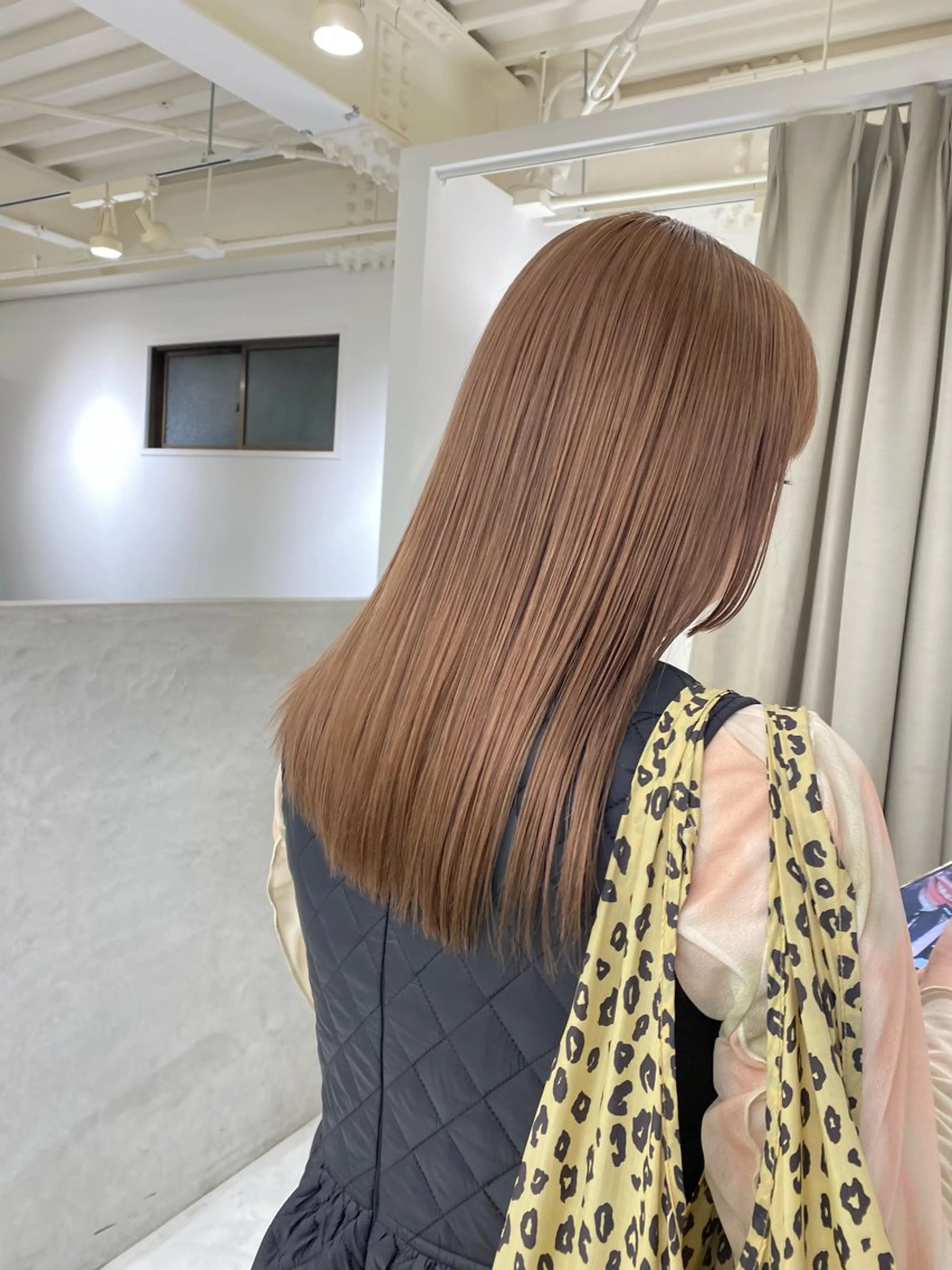 ロング ヘアカラー トリートメント kumon ayu ブリーチ/ハイトーンのヘアスタイル