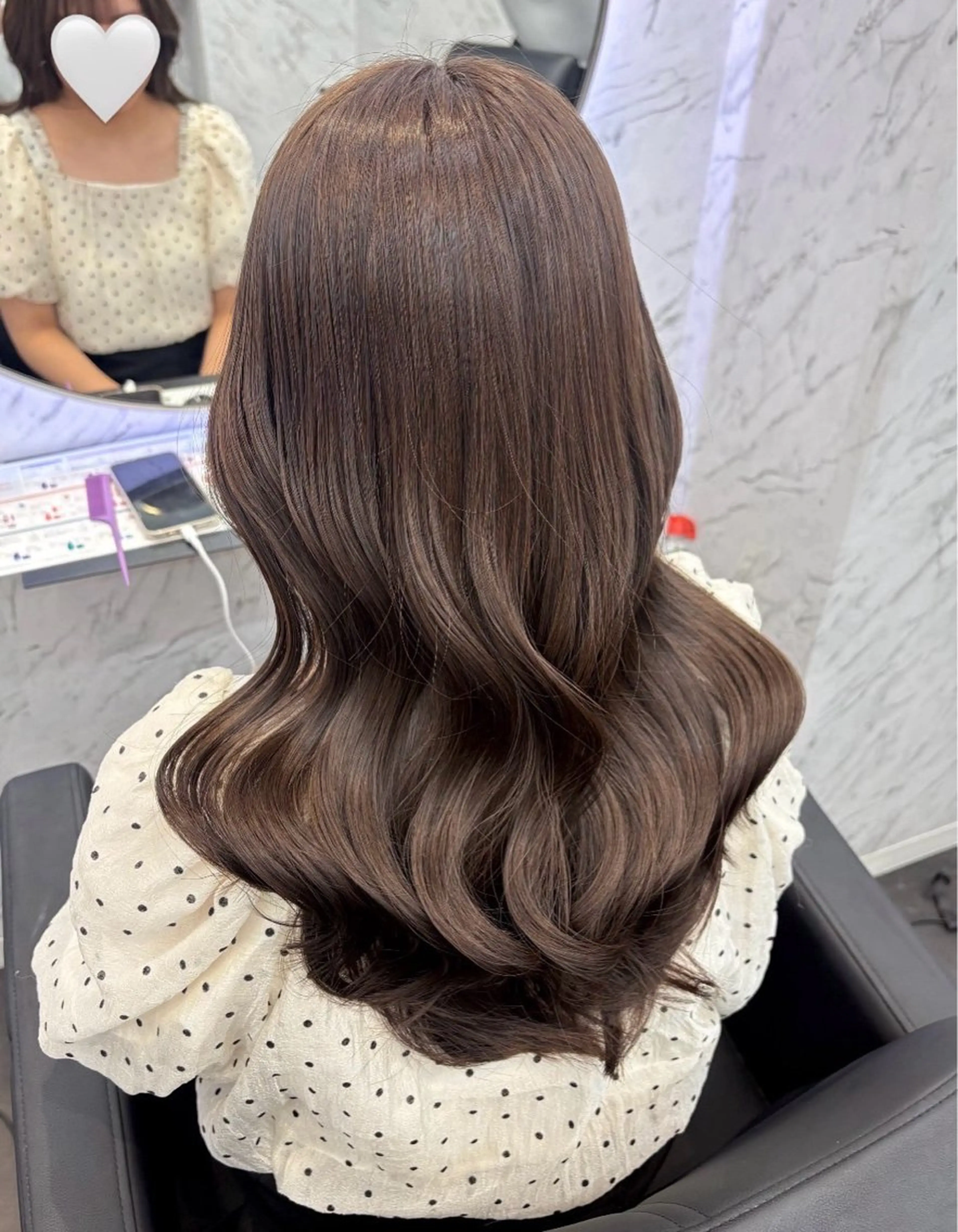 カラー hair salon dot.mooda所属・레온⋆✦ Leon 透明感✨️Colorのヘアスタイル