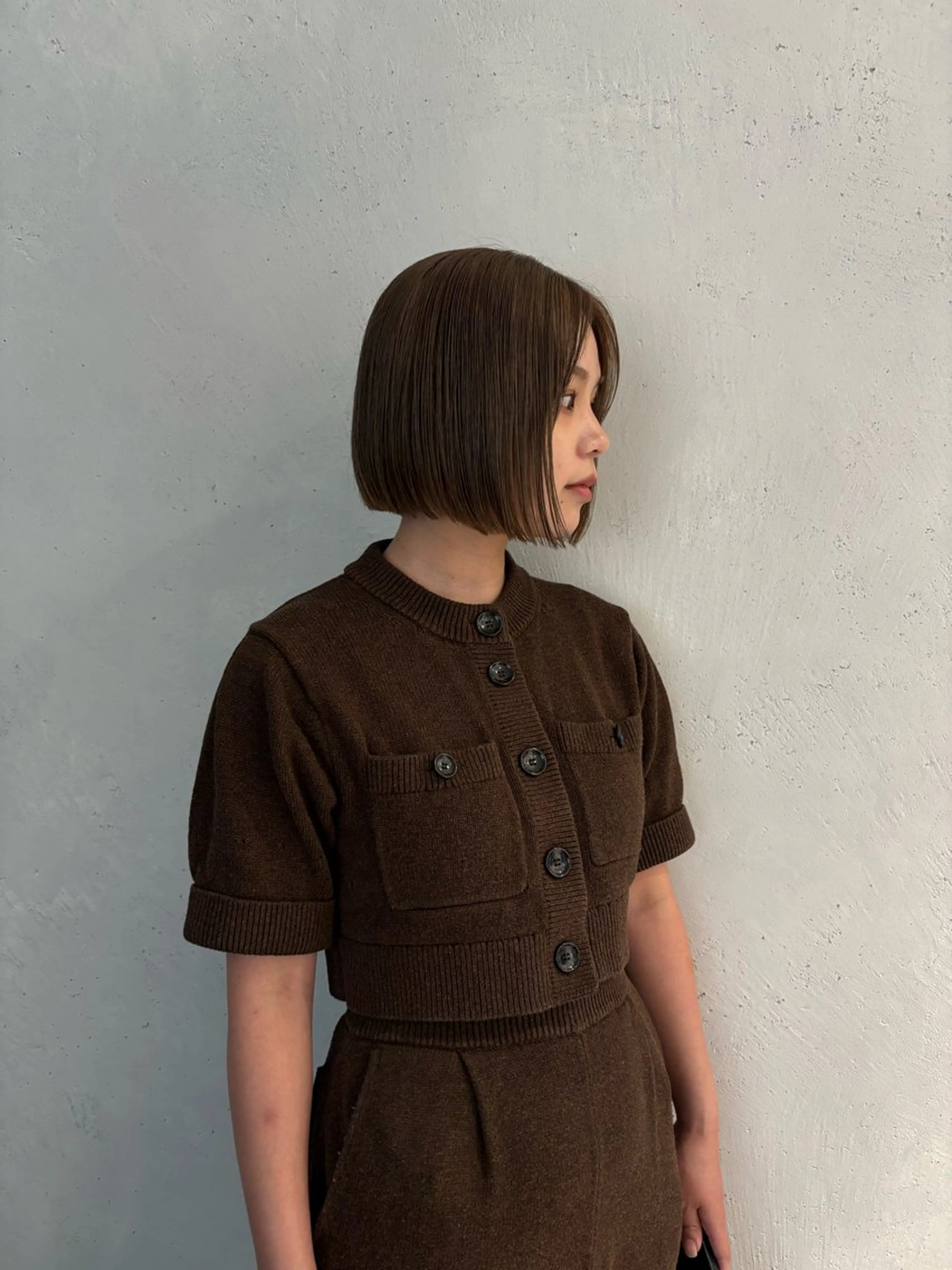 ショート カット ヘアカラー トリートメント 吉武 茂暉のヘアスタイル