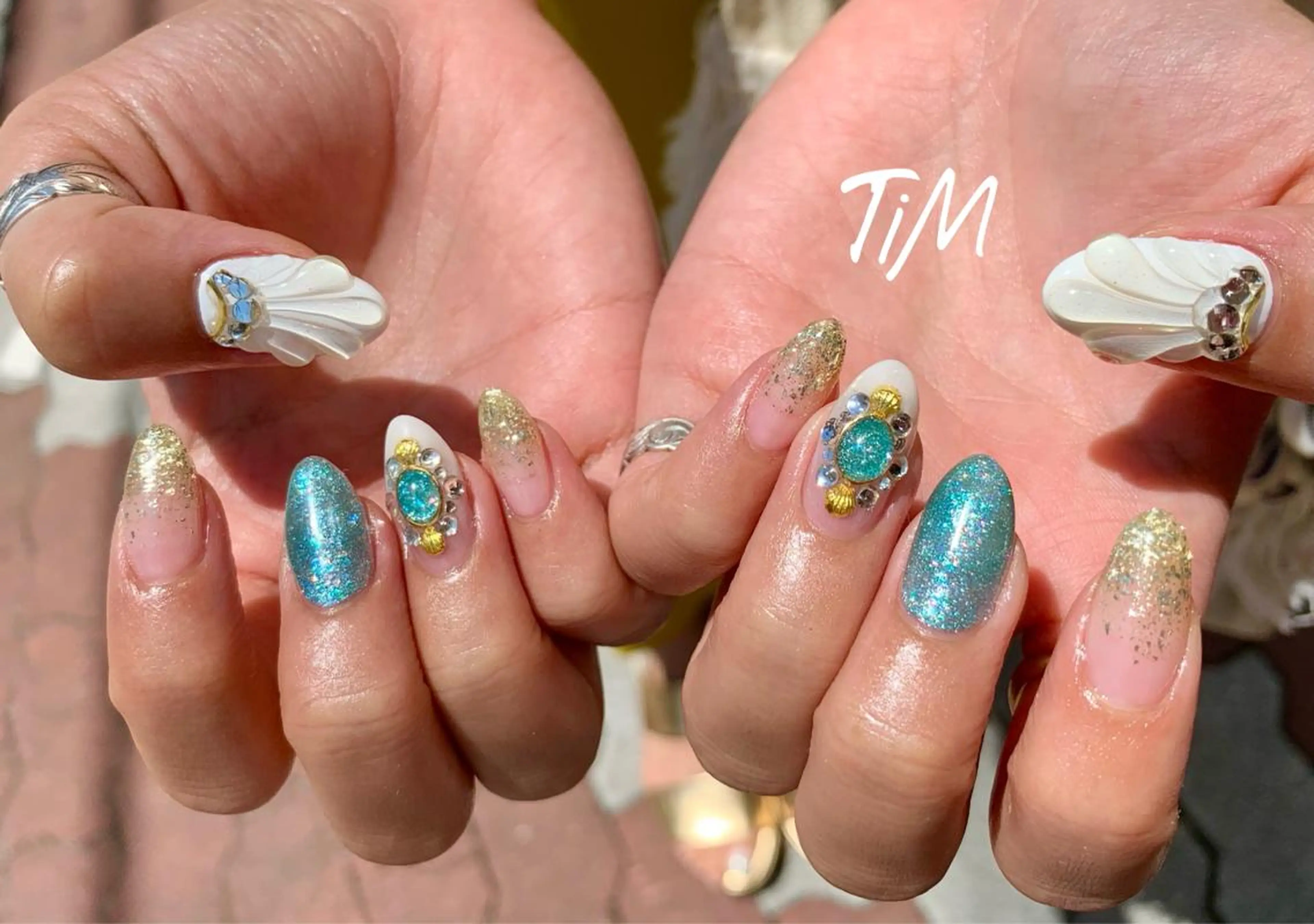 セミロング ネイル Beauty Studio TiM所属・TiM【ティム】 近鉄八尾店のマツエク・マツパデザイン