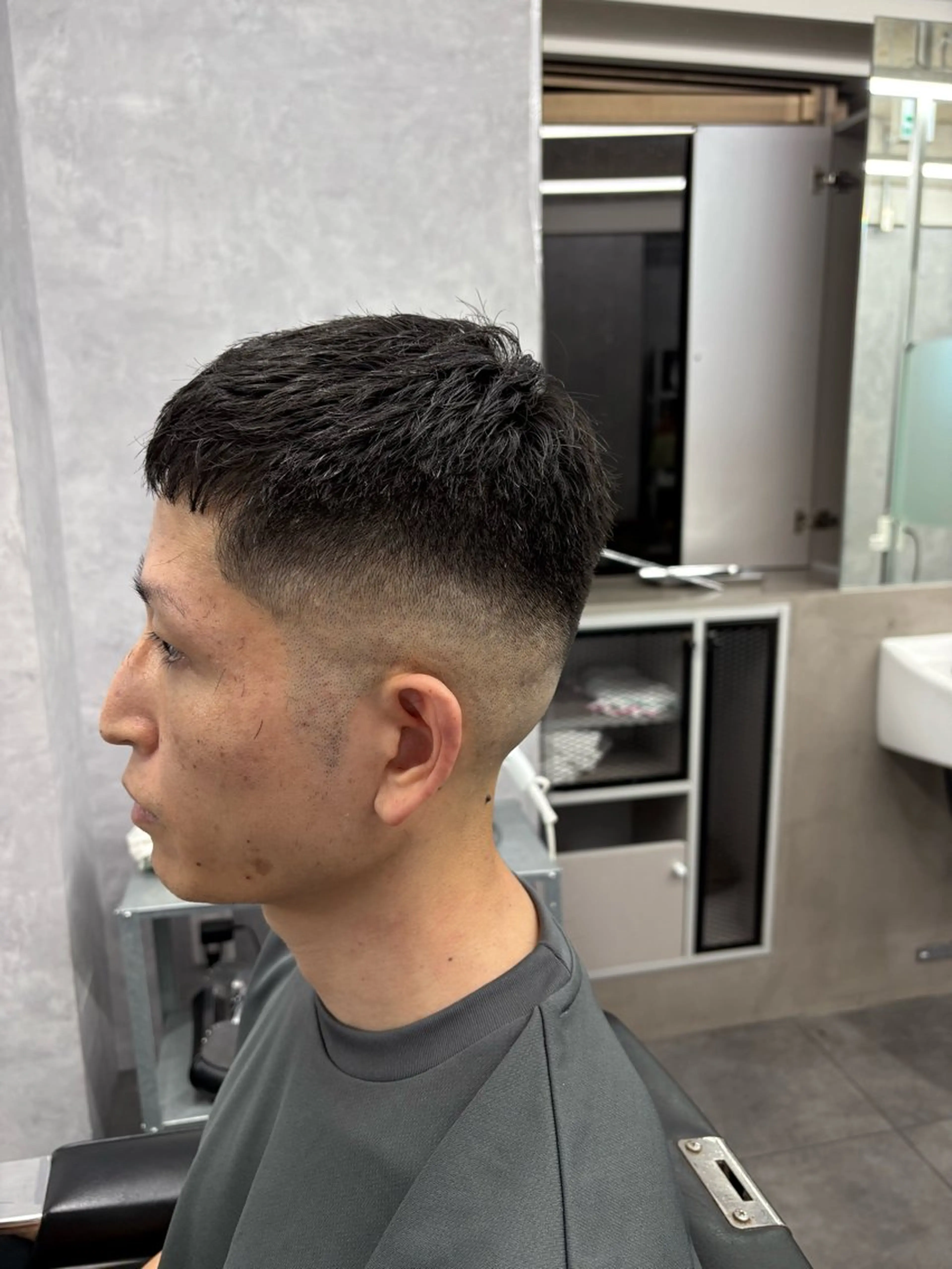 ショート メンズ カット パーマ CUCUMBER所属・本間 颯太のヘアスタイル