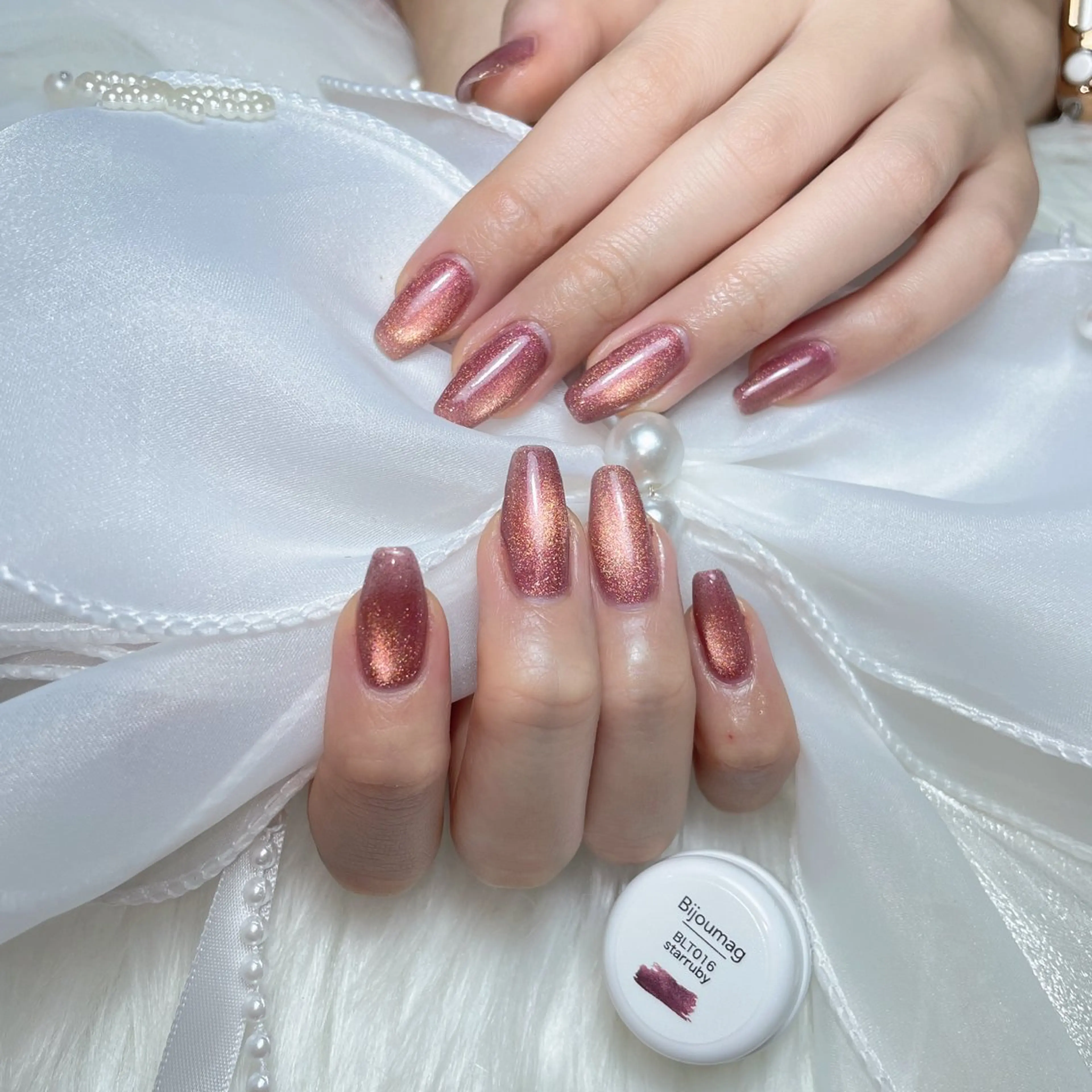 ネイル マグネットネイル マグネットワンカラー ワンカラーネイル M2 beauty Hoshinaのネイルデザイン