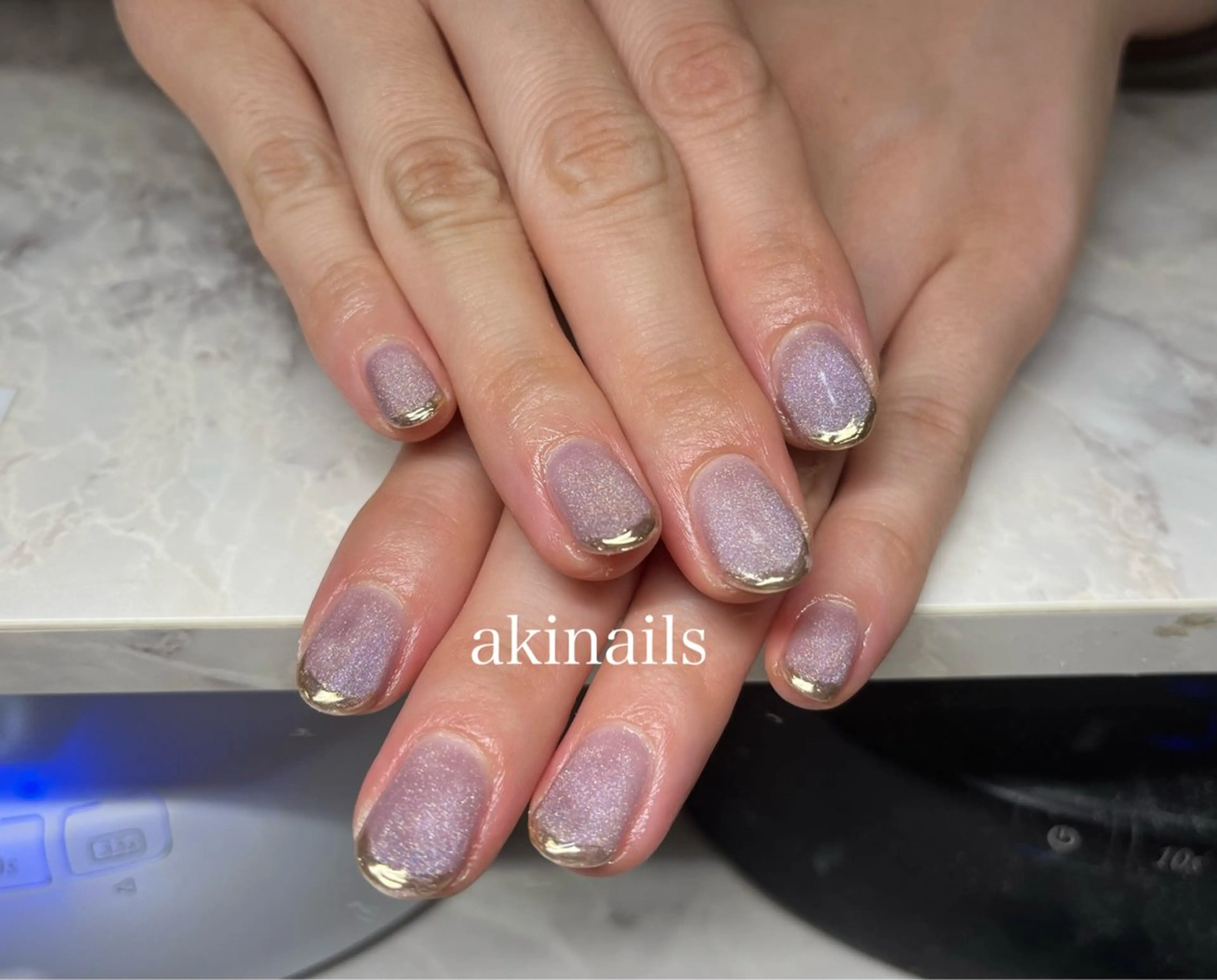 【深夜料金20時から21時半ハンドネイル】の写真