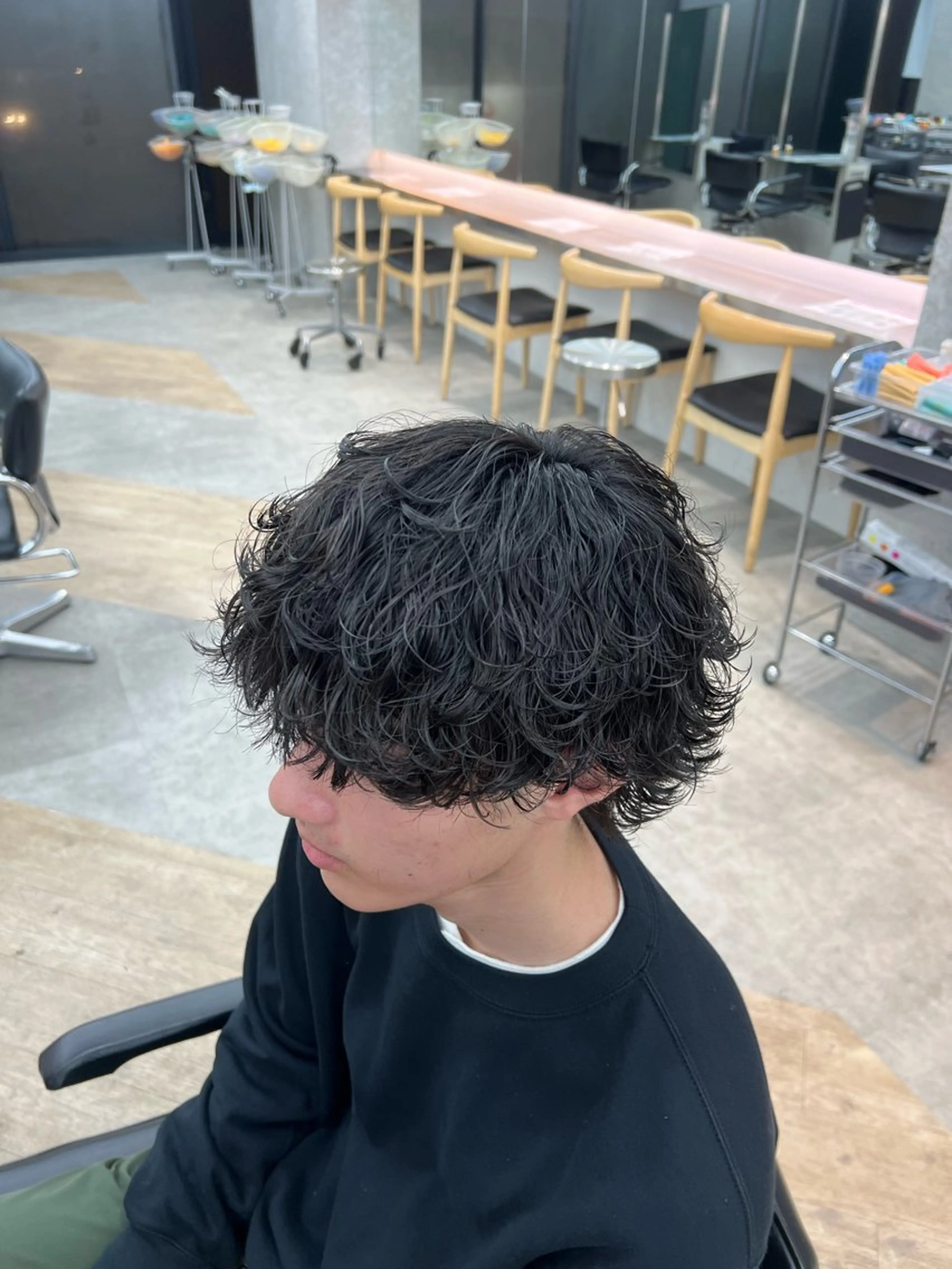 パーマ メンズ カット パーマ 🌀ソヘル/シャドウ ✨/メンズパーマ/栄のヘアスタイル