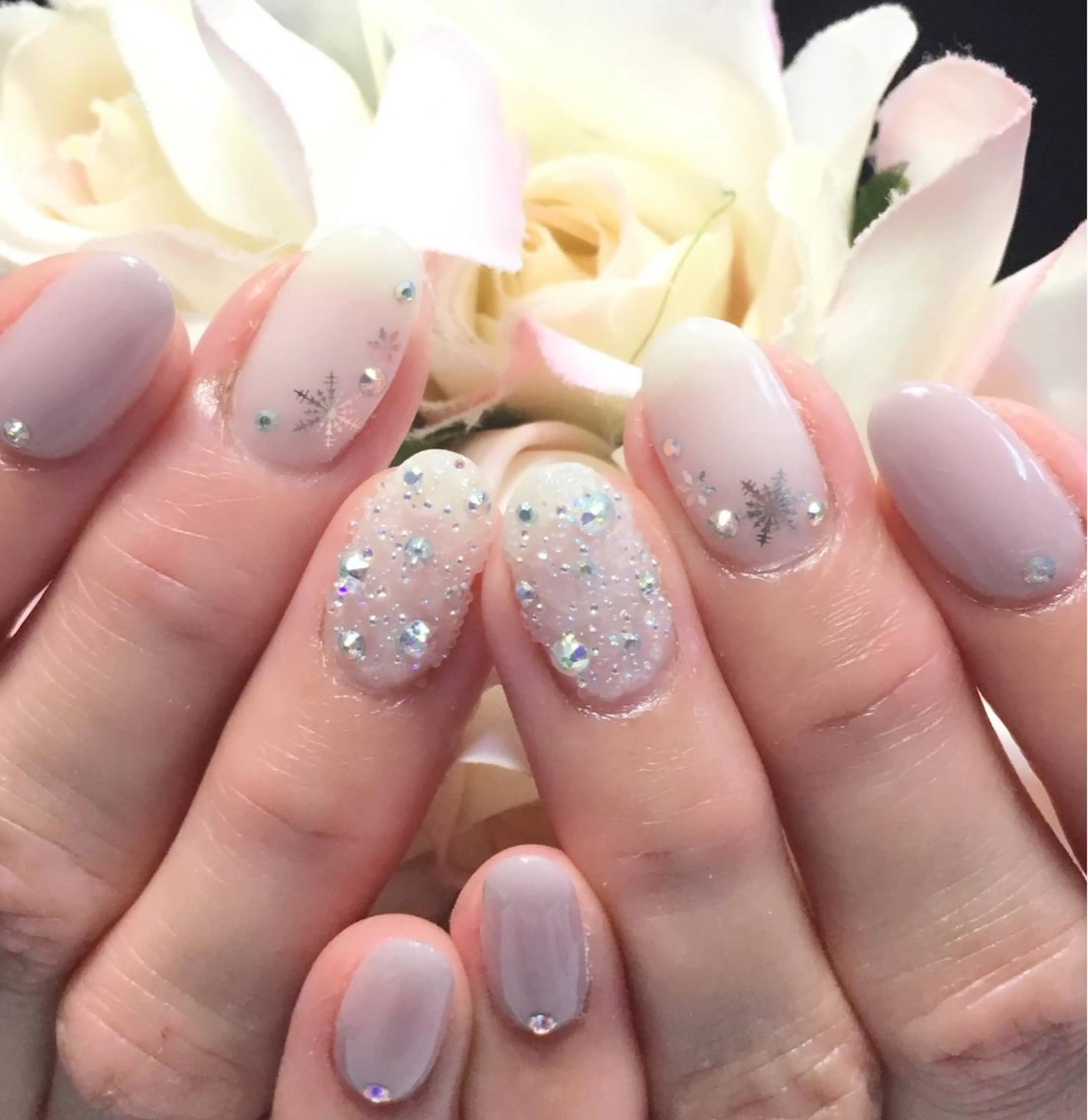 ネイル キラキラネイル 野口 美樹のネイルデザイン