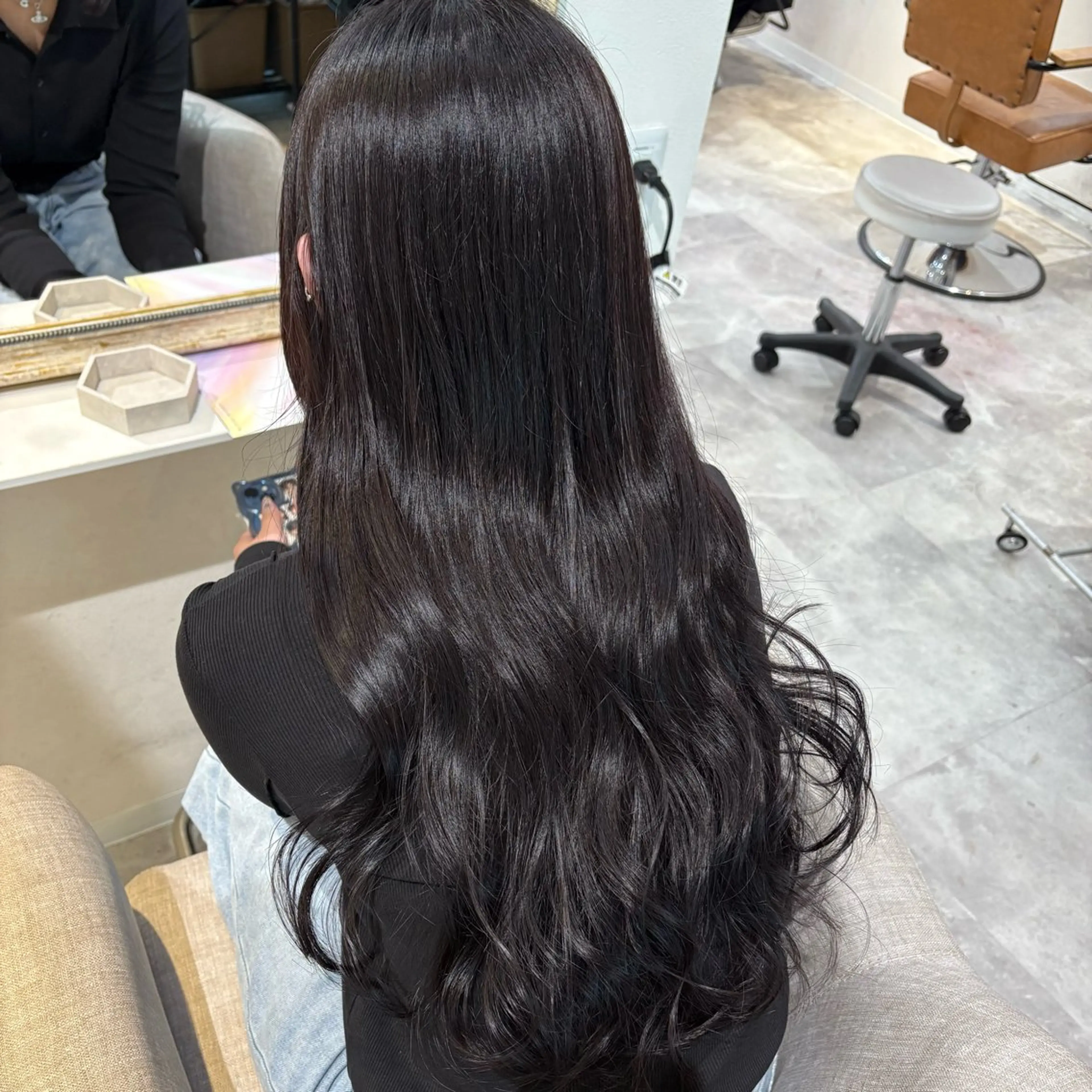 ロング カラー ヘアカラー トリートメント 梅田/髪質改善カラー ❄︎ mikiのヘアスタイル