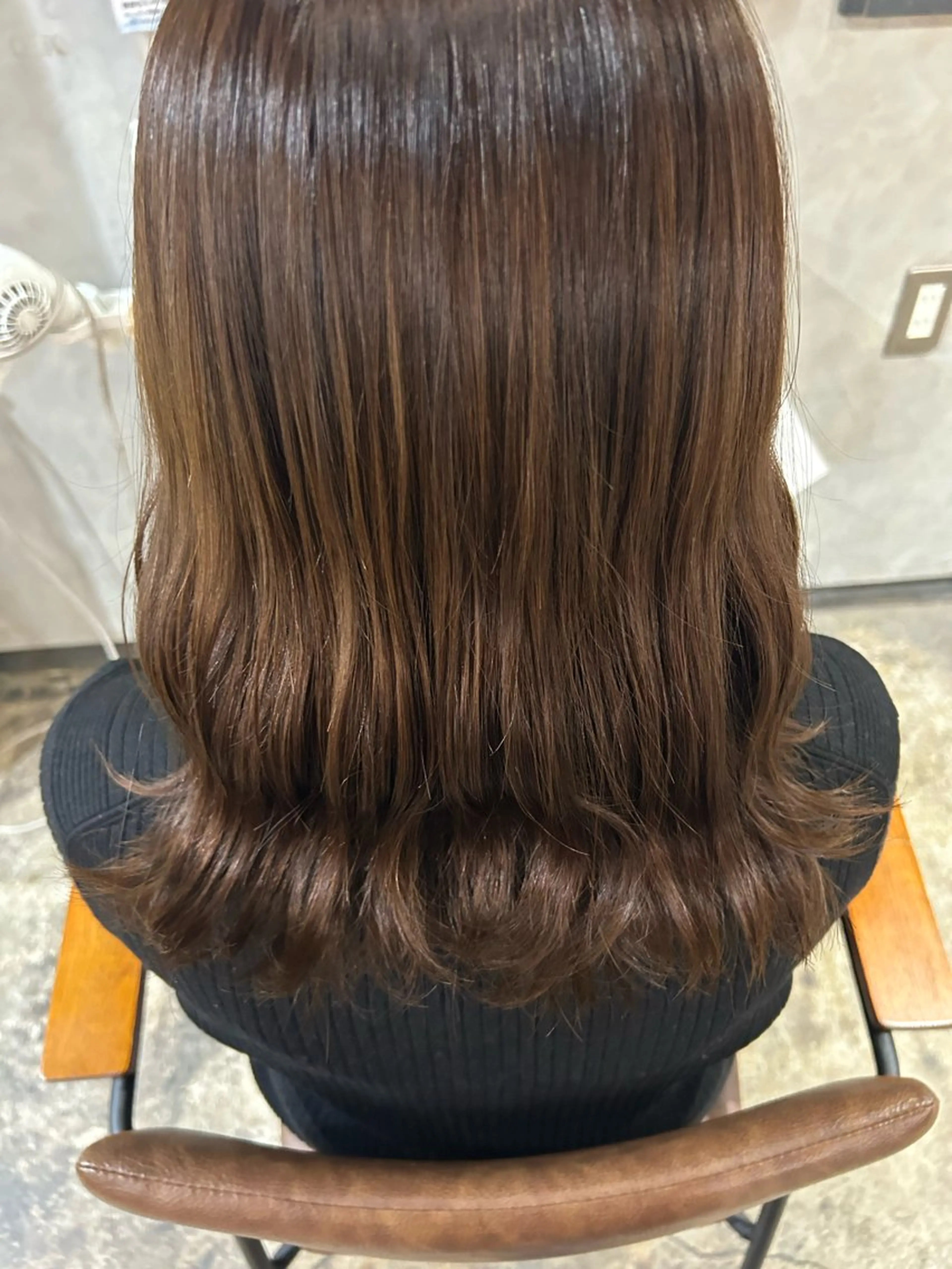 セミロング ヘアカラー 福村 彩夏のヘアスタイル