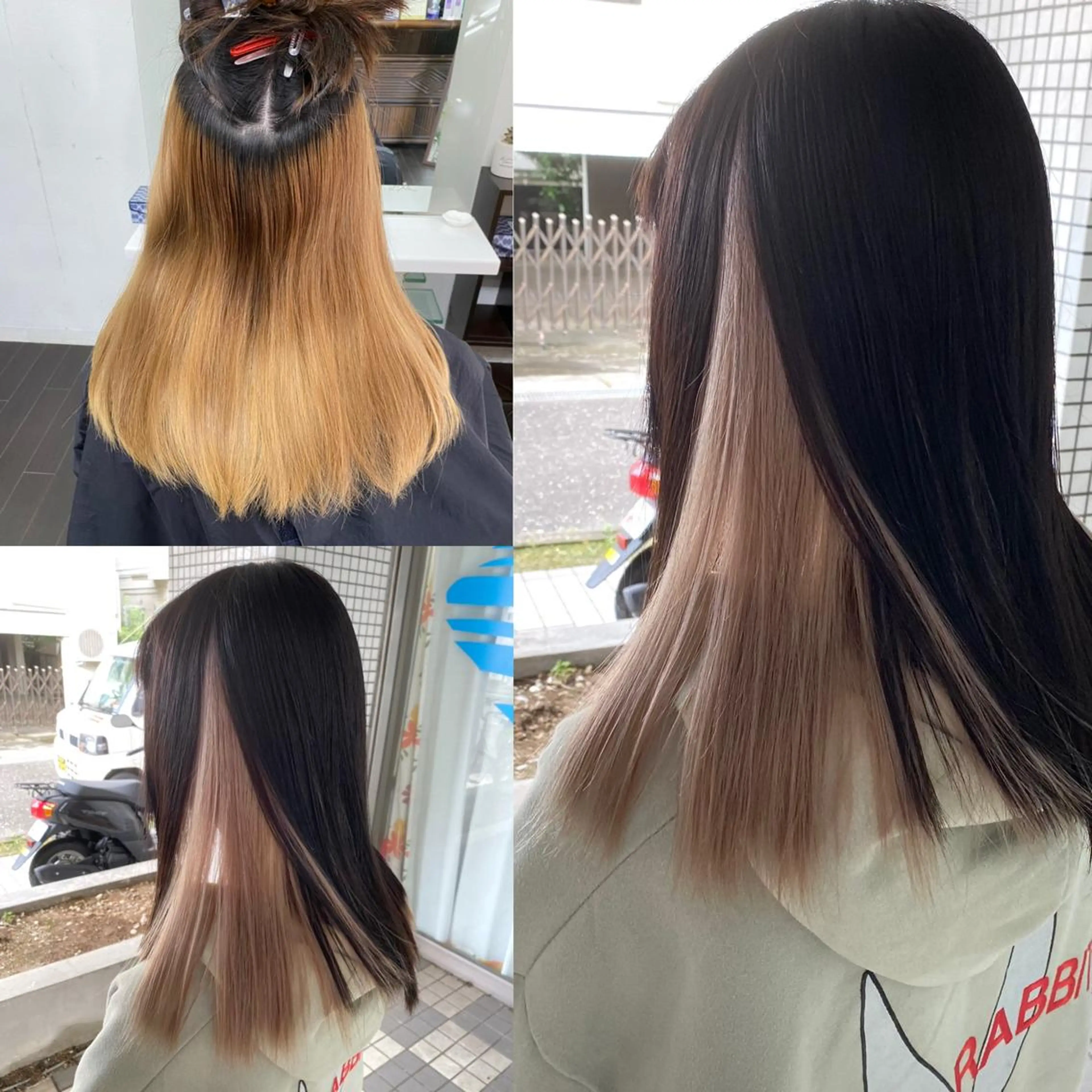 セミロング カラー ブリーチ VIF所属・🗻飯田誠也🗻 カットカラー得意のヘアスタイル