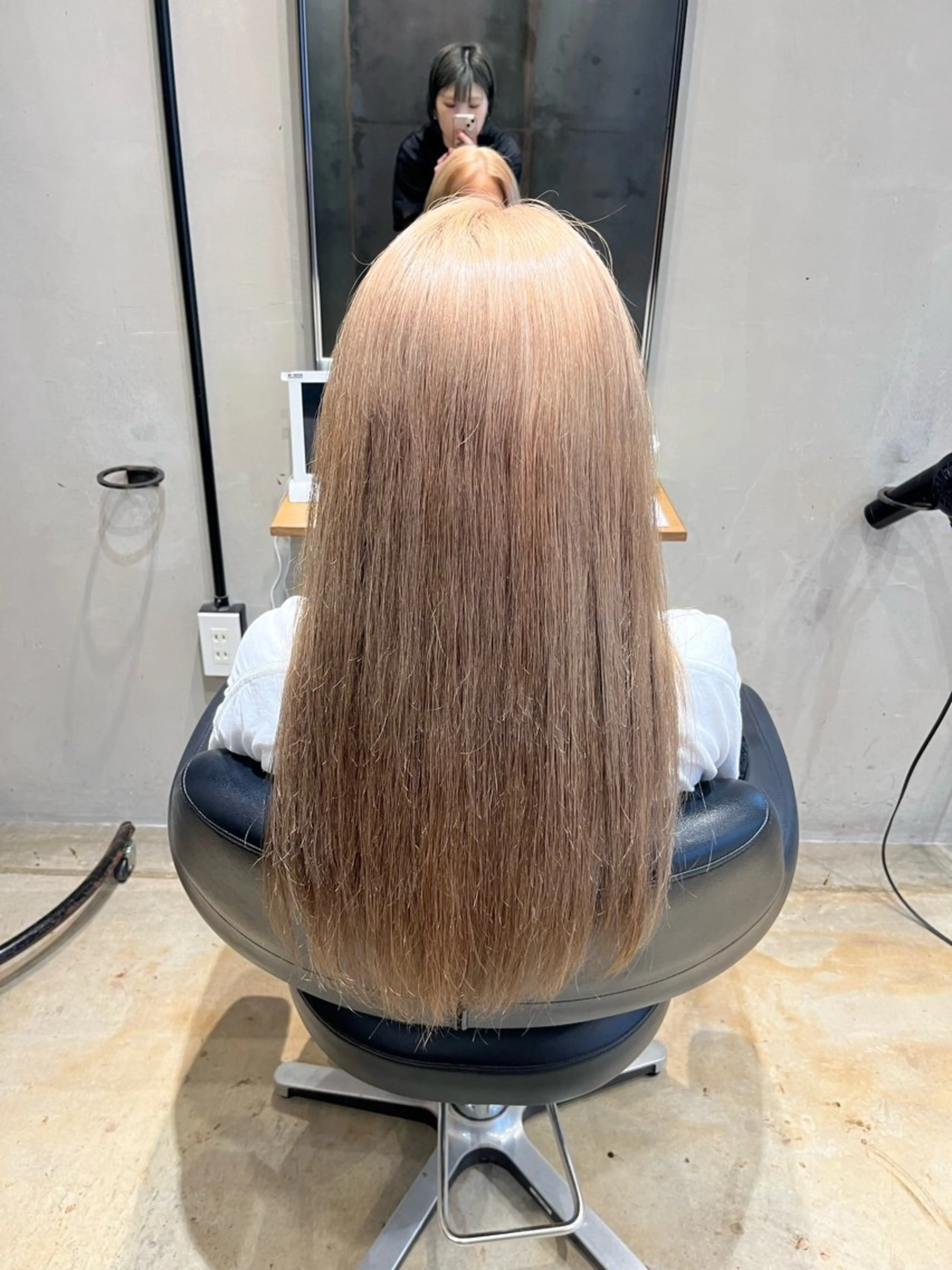 ロング カラー ヘアアレンジ みわ/博多 ブリーチ/メンズヘアのヘアスタイル