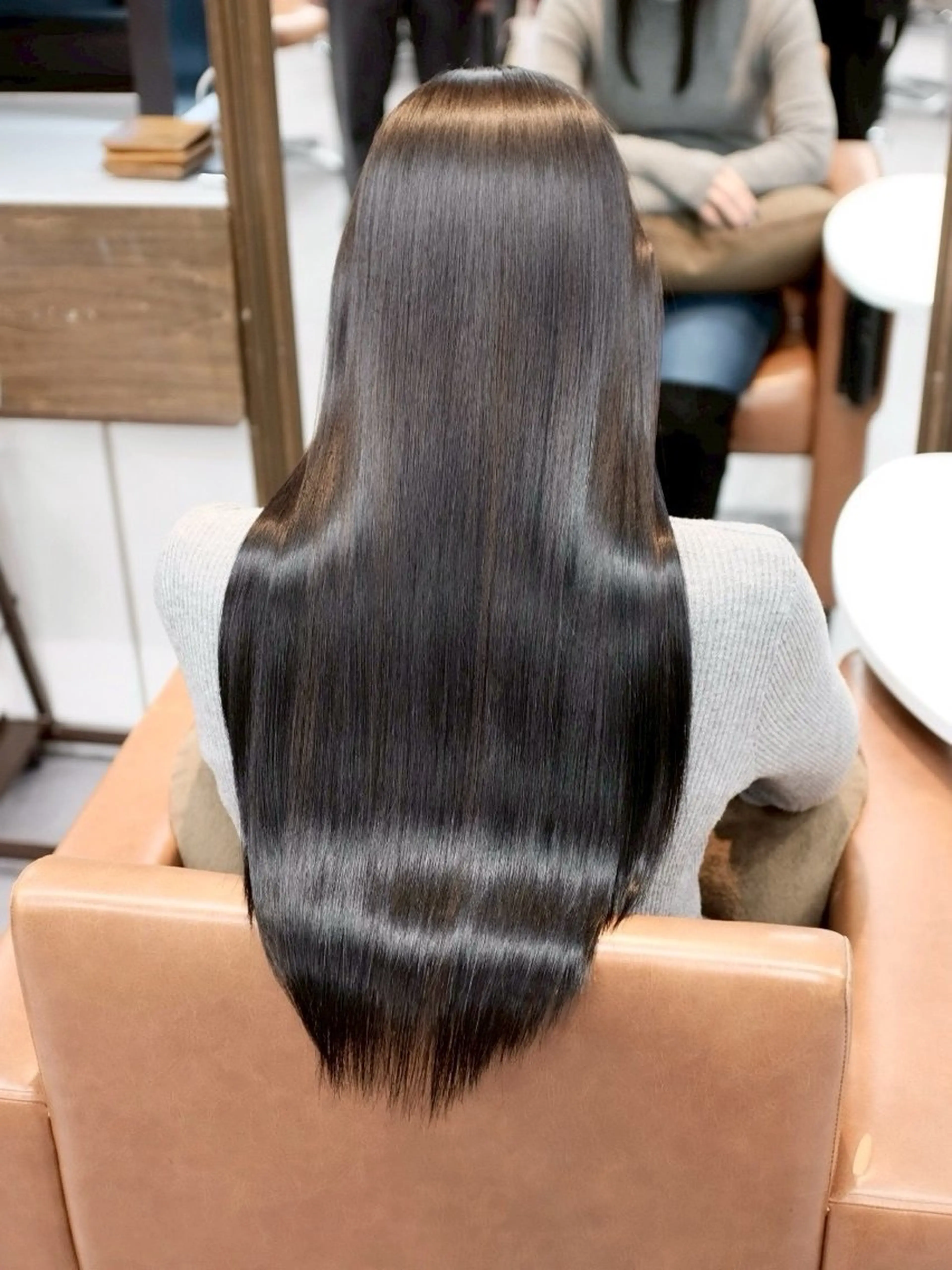 ロング カット 縮毛矯正 早﨑 映天のヘアスタイル