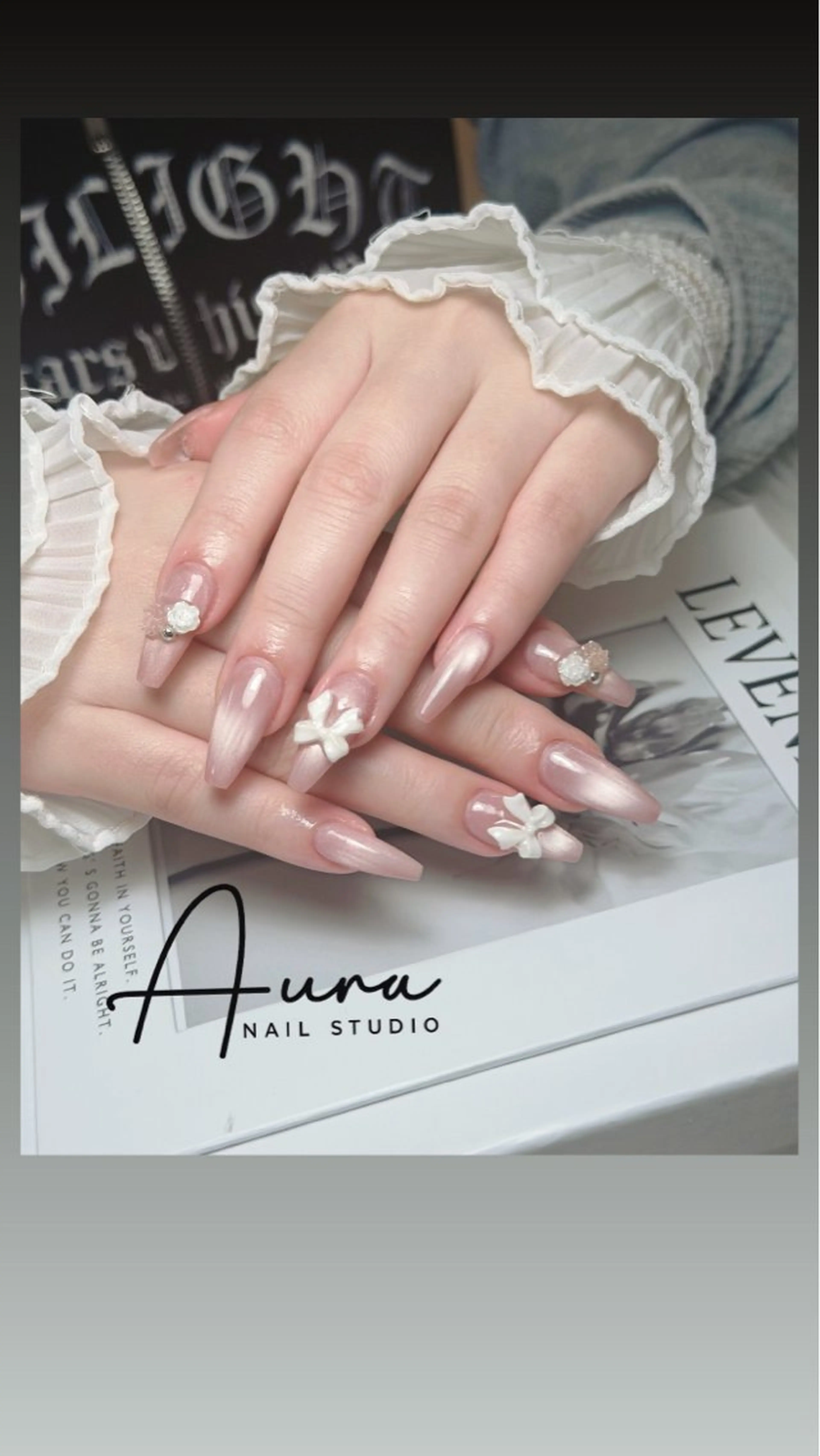 ネイル ハンドネイル Aura Nail HanNaのネイルデザイン