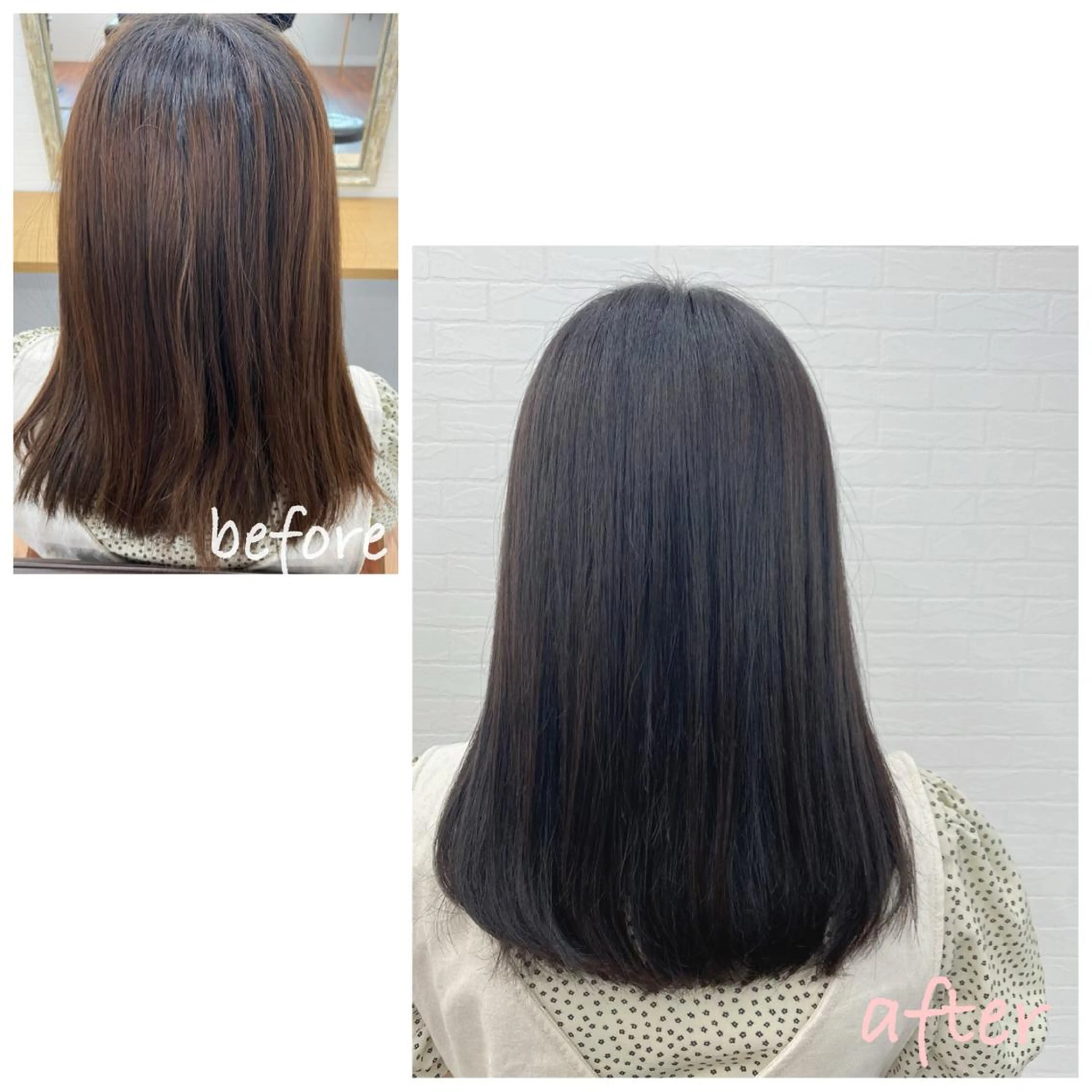 セミロング カラー ブラウンカラー ナチュラルブラウン GRANLUSSO 〜グランルッソ駅前店所属・木口 嘉美のヘアスタイル