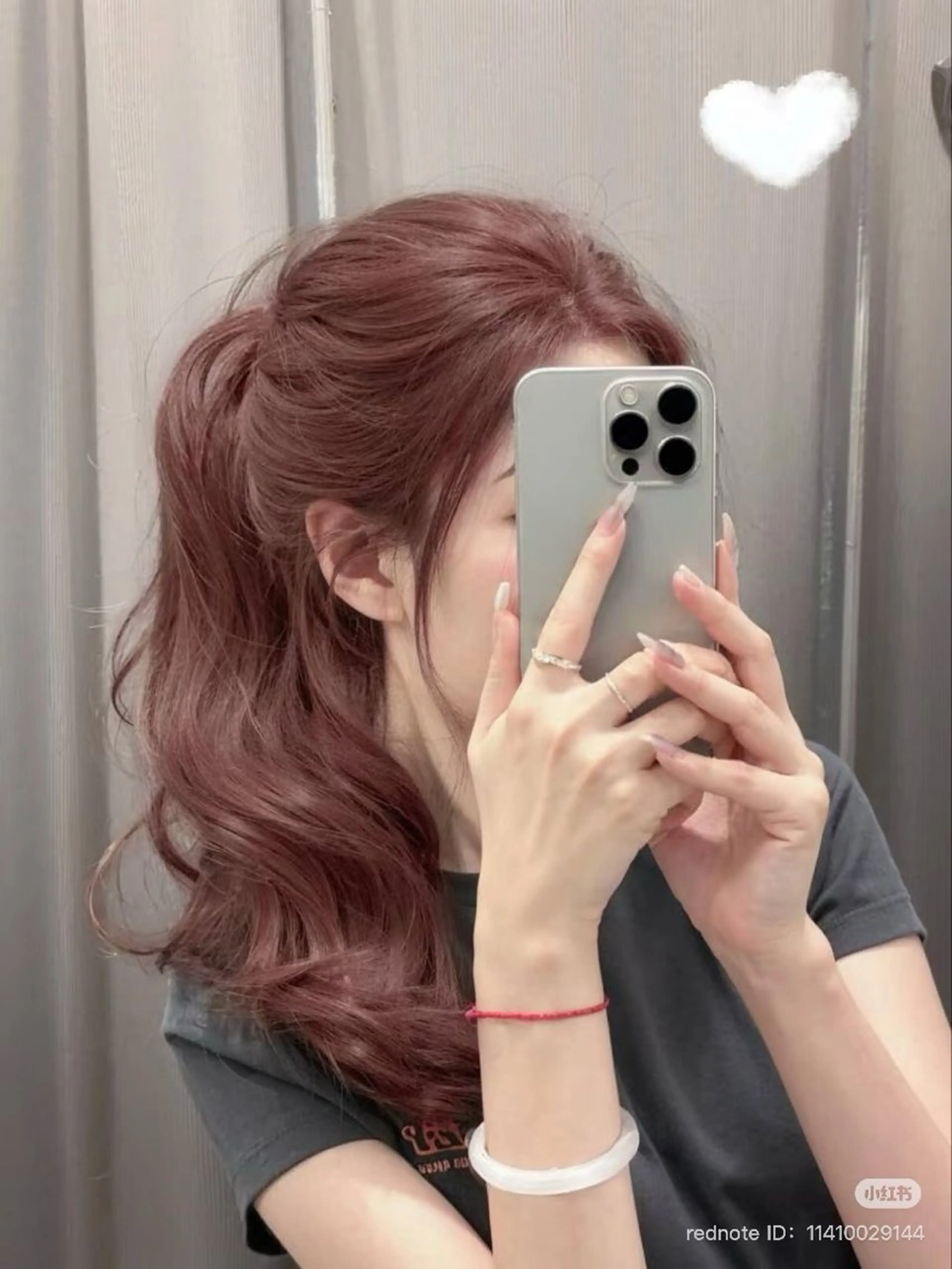 ロング ARMONY表参道店所属・韓国風レイヤーカラー ライムのヘアスタイル