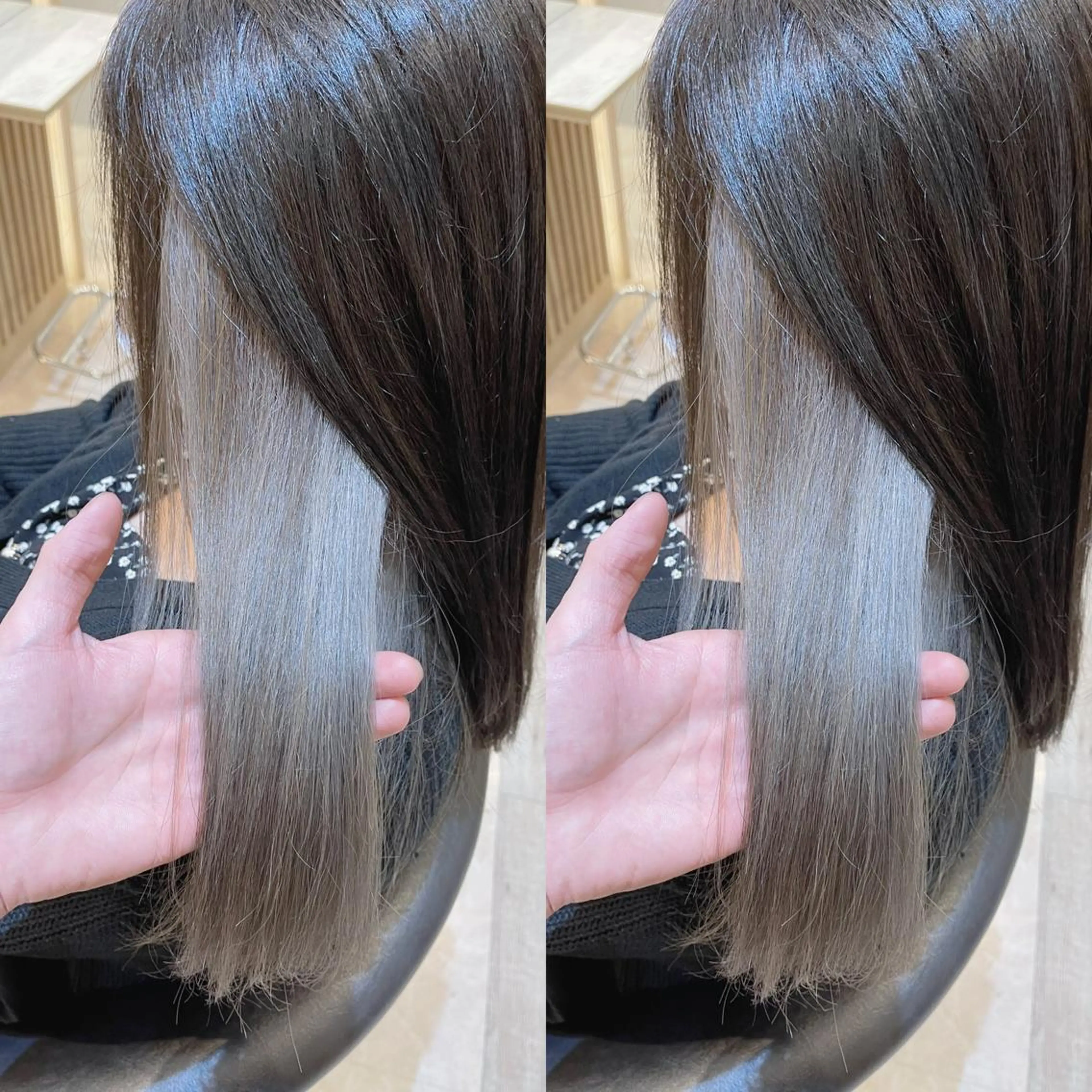 カラー ブリーチ グレージュ youres  hair所属・佐々木 裕一のヘアスタイル