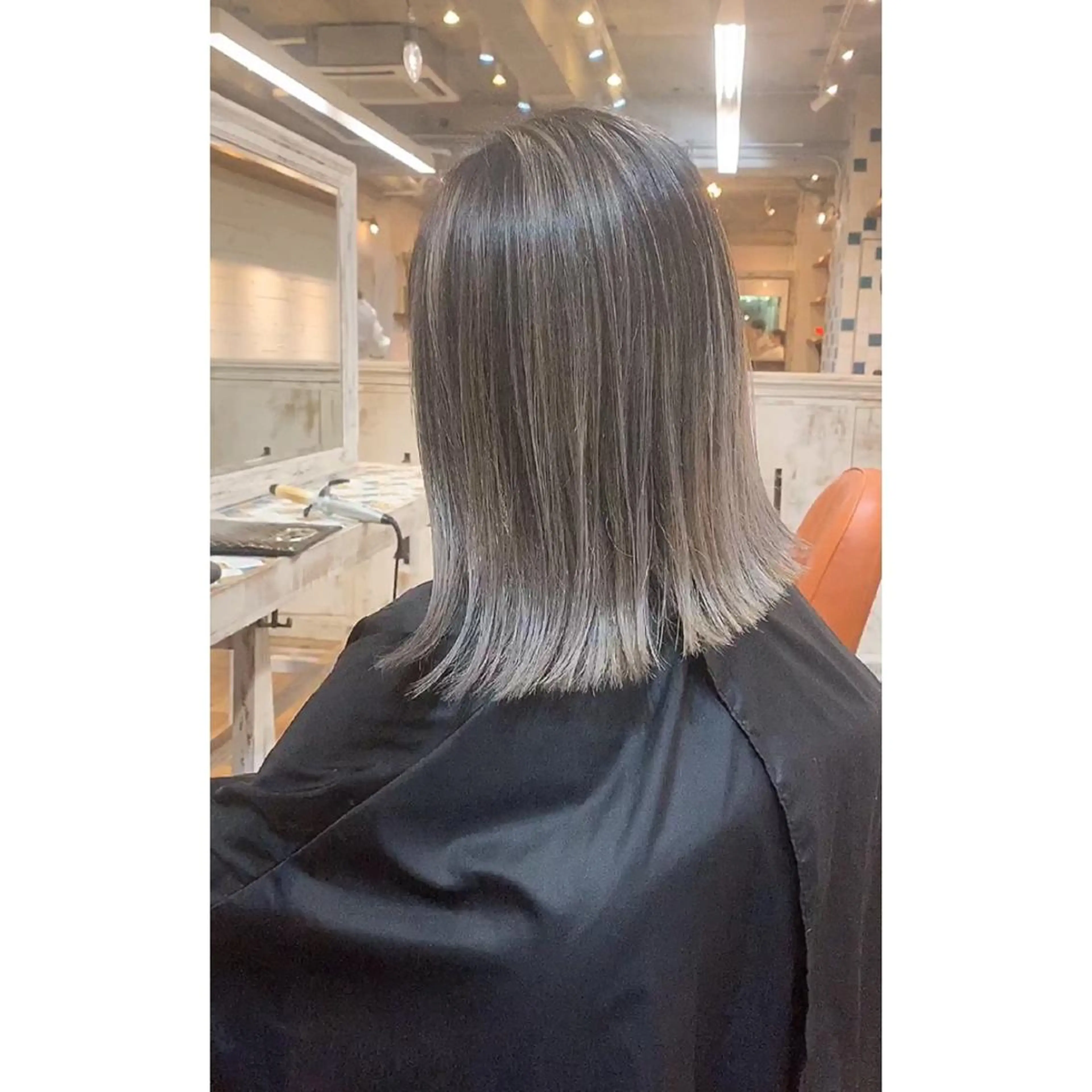 カラー バレイヤージュ ハイライトカラー Beyond（kitaro）所属・石井辰功也 フリーランス美容師のヘアスタイル