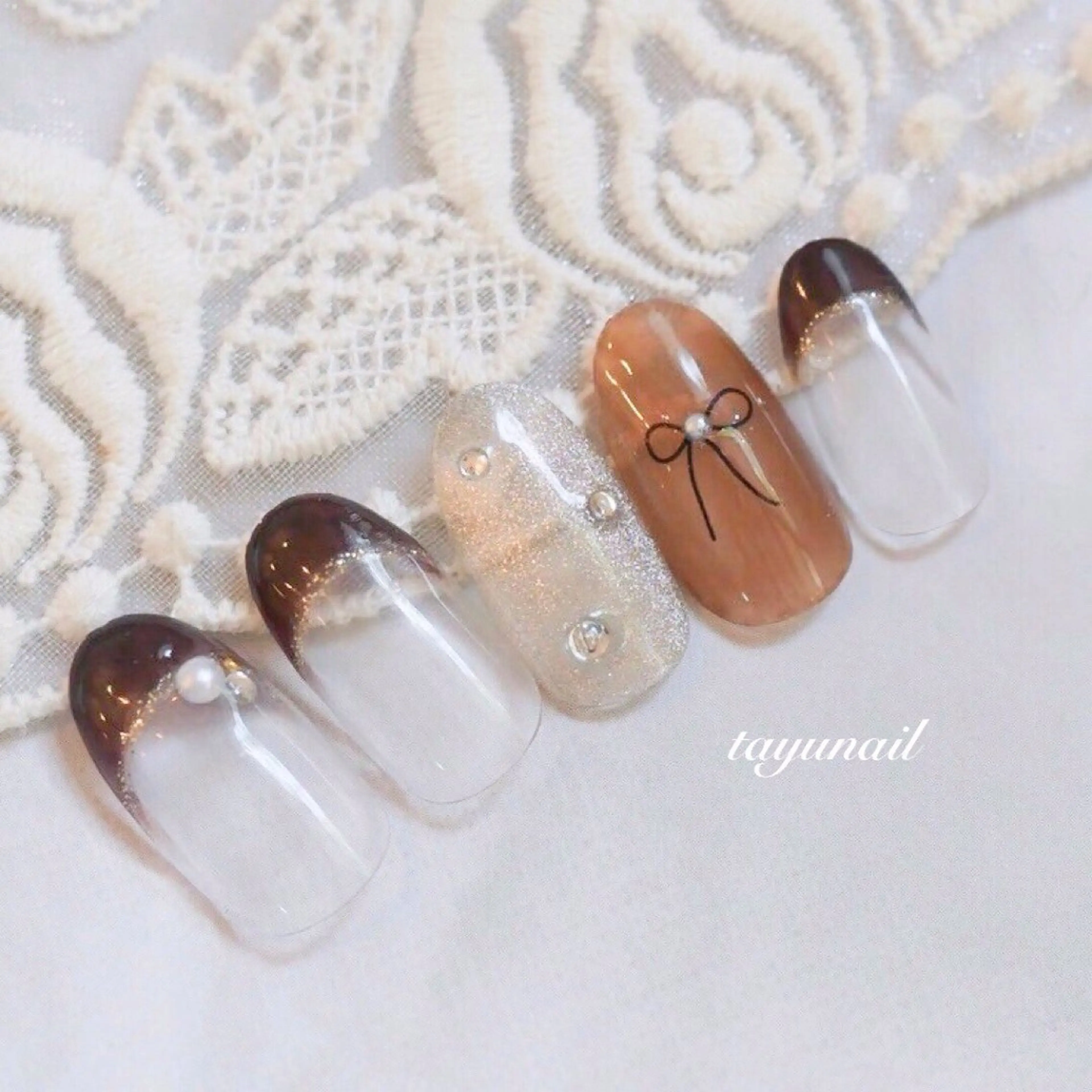 ネイル アートネイル ジェルネイル パラジェル ネイルサロン・ネイルスクール たゆnail所属・ネイルサロン 【たゆnail】のネイルデザイン