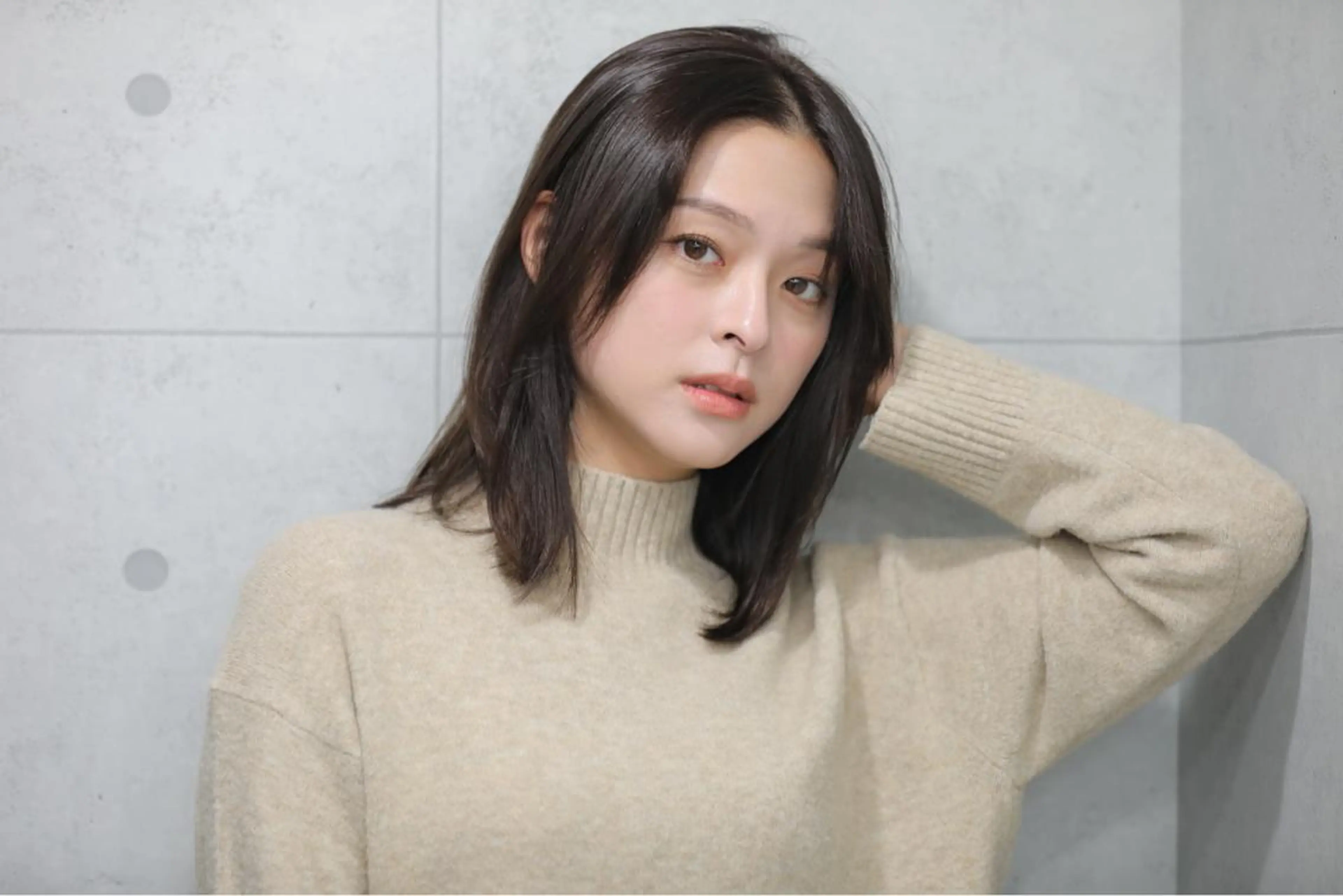 セミロング ハイライト 髪質改善 小顔カット Endearing 銀座/レイヤーカットのヘアスタイル