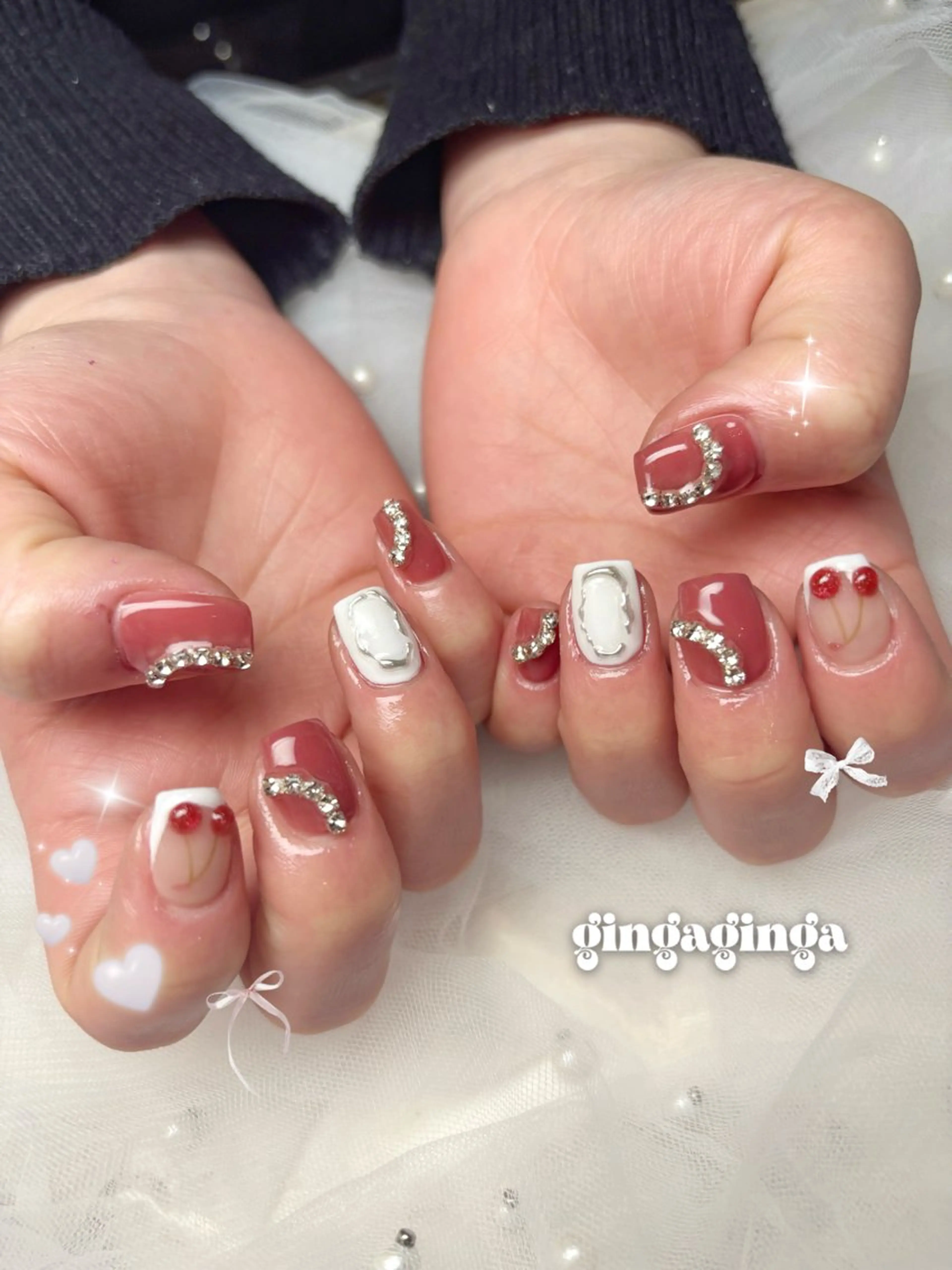 ショート ハンドネイル watanabe miyuuのネイルデザイン