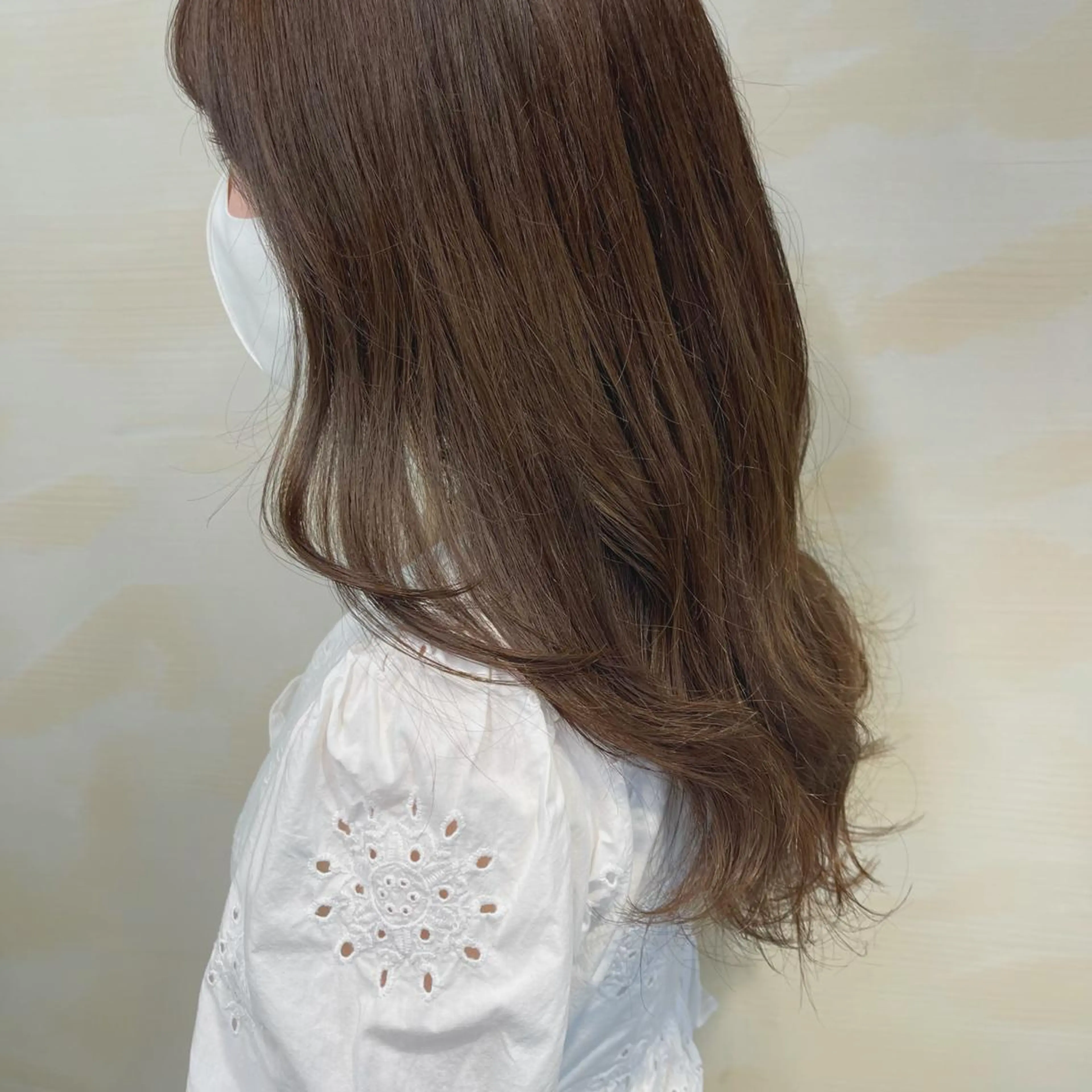 ロング カラー レイヤーカット MEI💫銀座 エクステ/艶カラーのヘアスタイル