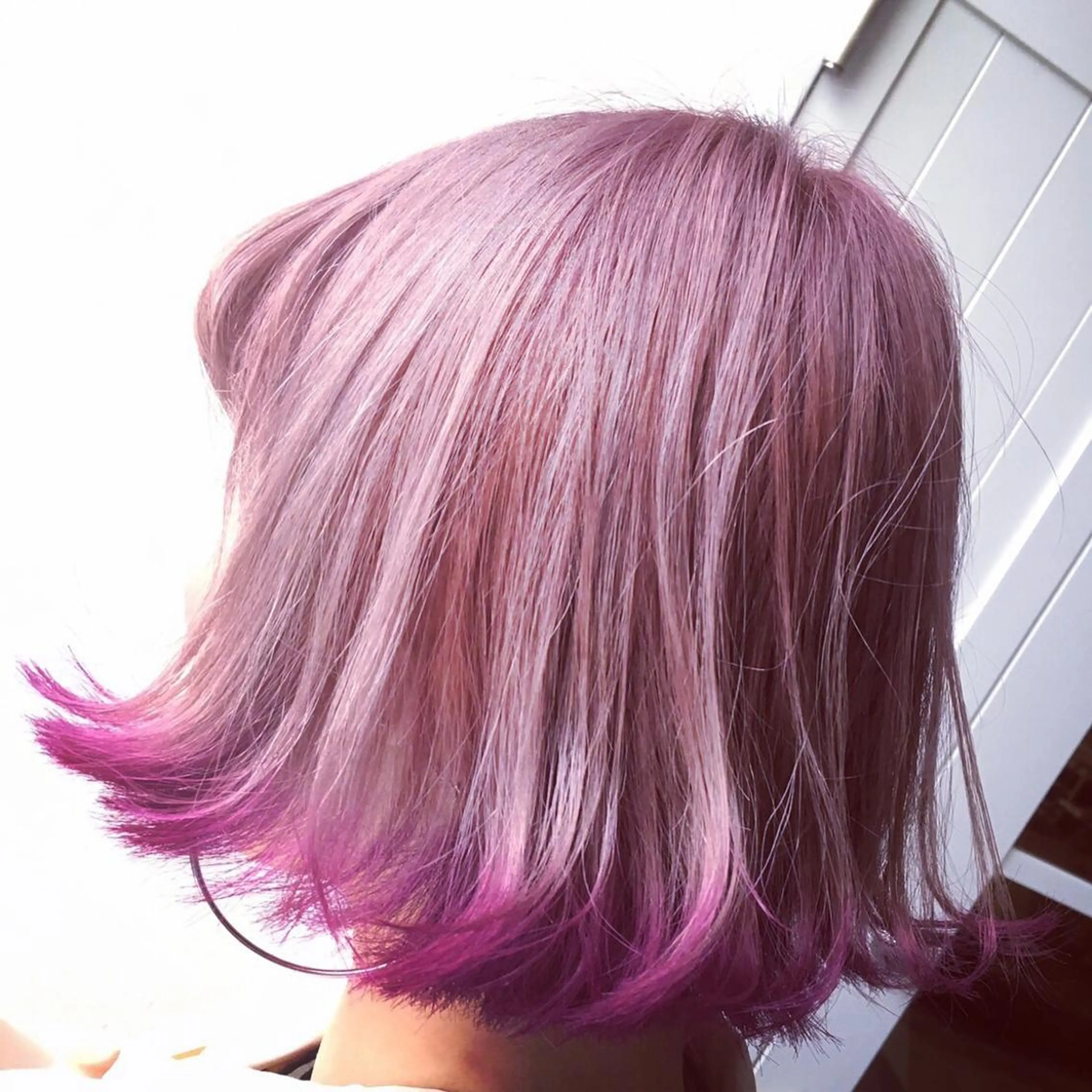 カラー ピンクカラー a rikaのヘアスタイル